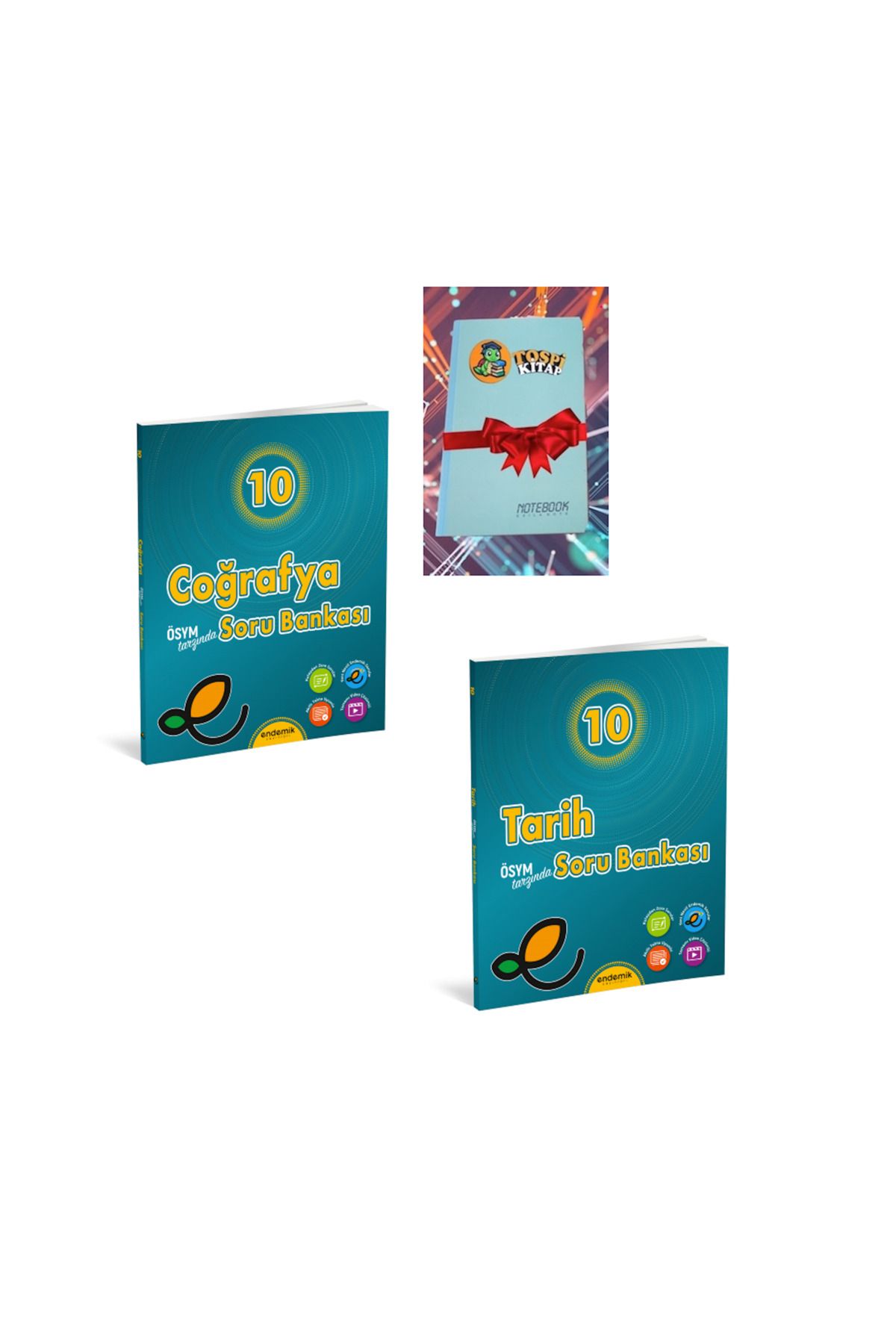 Karma Kitaplar 10.Sınıf TARİH + COĞRAFYA Soru Bankası- Yeni (DEFTER HEDİYELİ)