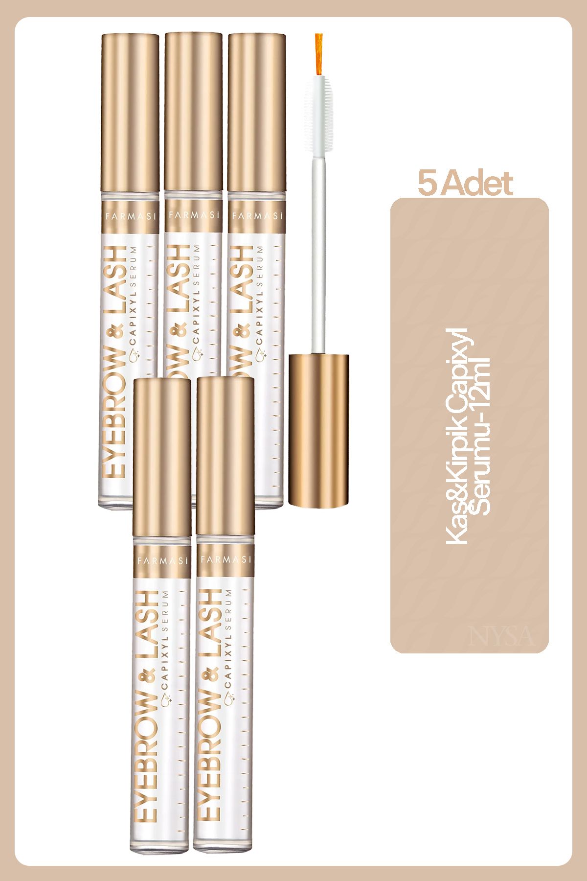 Farmasi Kaş & Kirpik Serumu 12 ml - 5 Adet