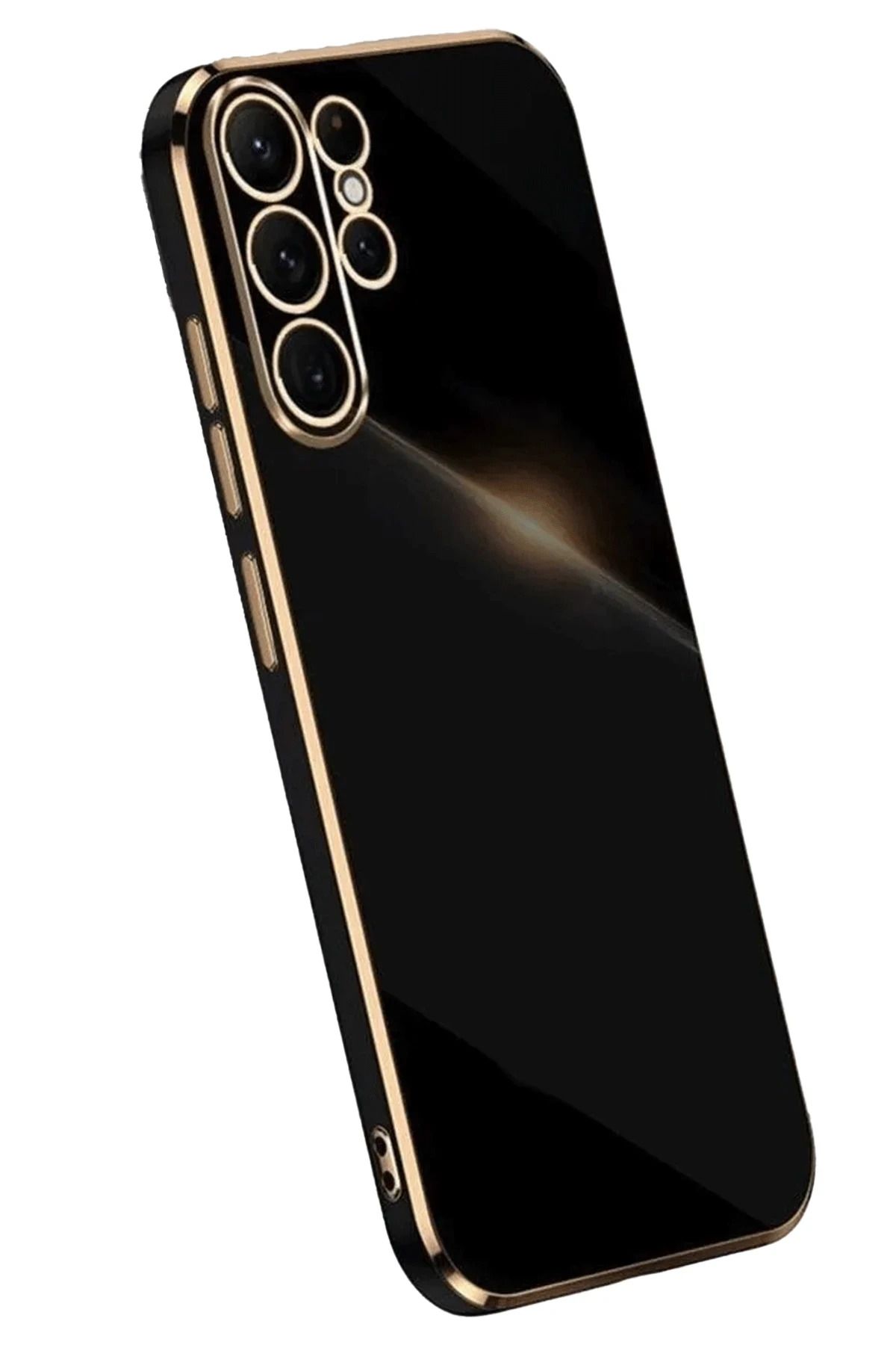 NewFace Samsung Galaxy S25 Ultra Kılıf Volet Silikon - Siyah YKTSN