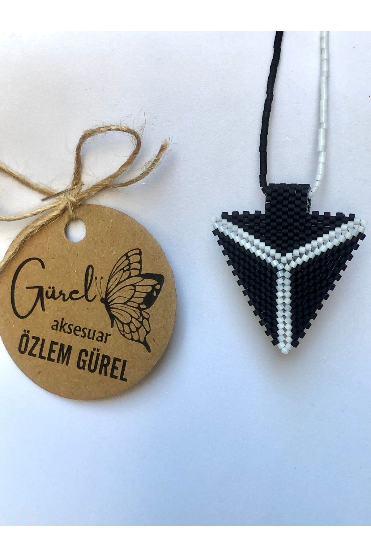 Gürel Takı Aksesuar Muska Kolye, Miyuki Kolye, El Yapımı Kolye