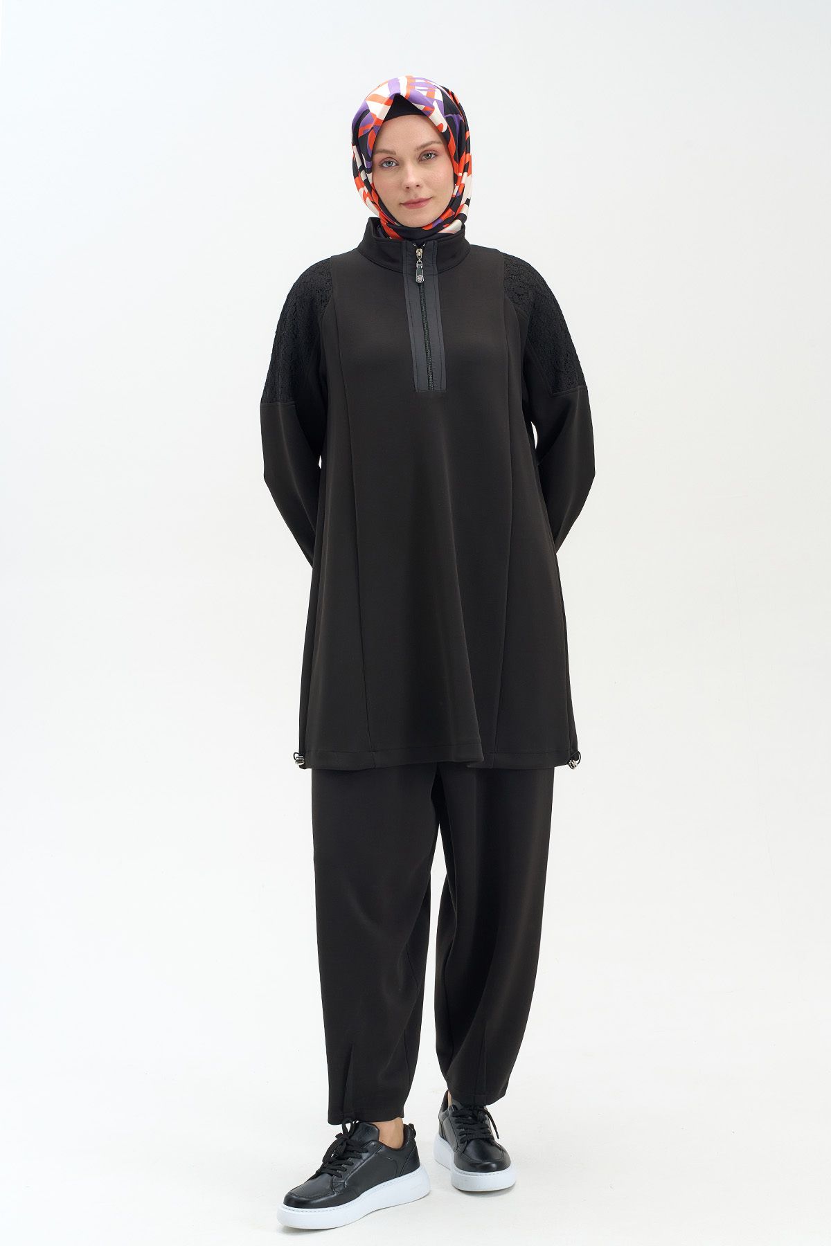 Setrms Dantel Mixli Spor Tunik