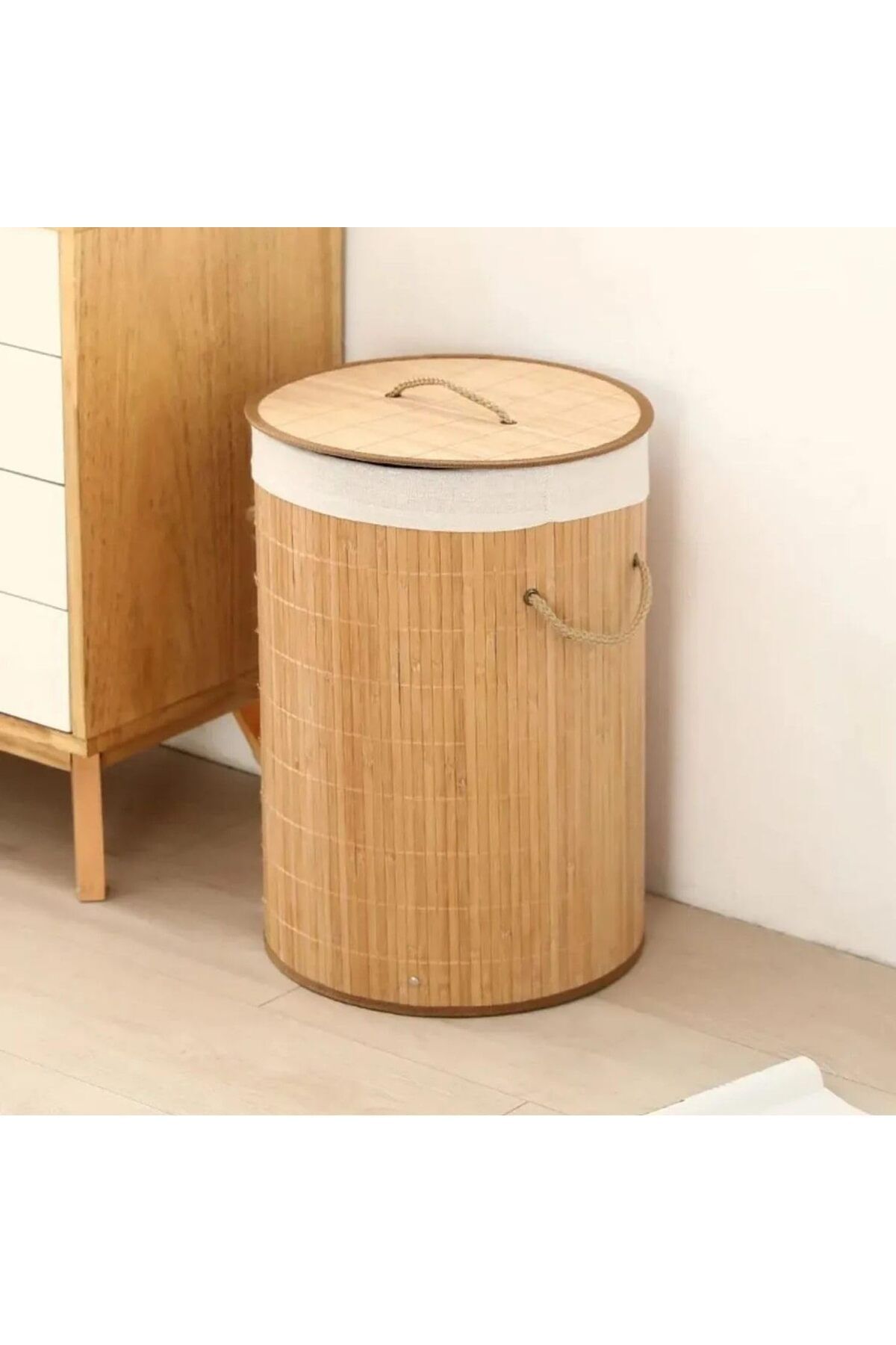 STOREMAX svticaret Bambu Çamaşır Sepeti, 60 L mhm 1053513