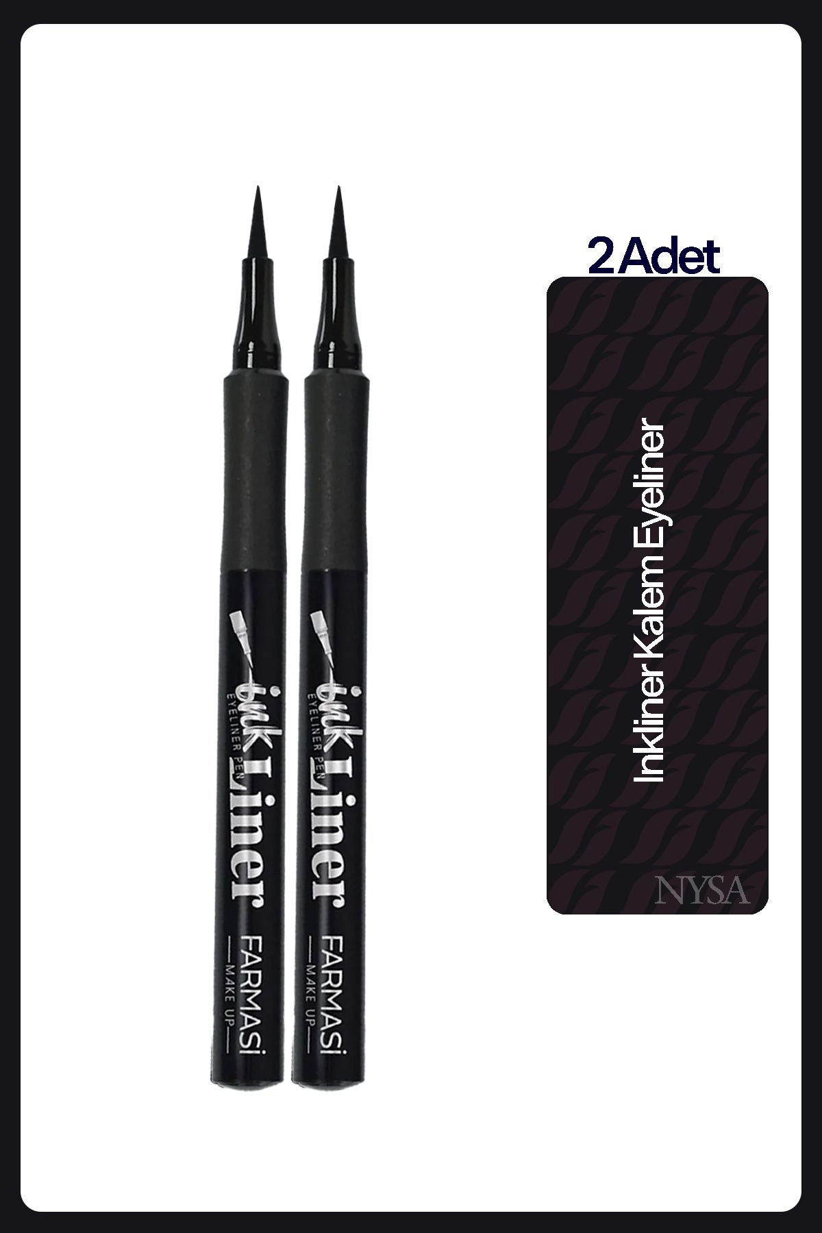 Farmasi Yoğun Siyah Eyeliner Ink Liner - 2 Adet