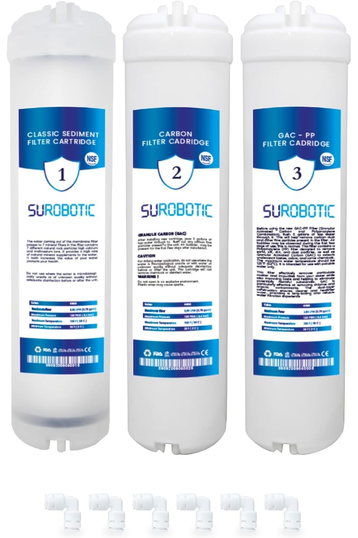 STOREMAX svticaret Filtre Premium 5000 Serisi Yedek 3'lü Su Arıtma Cihazı Filtre Seti mhm 1053513