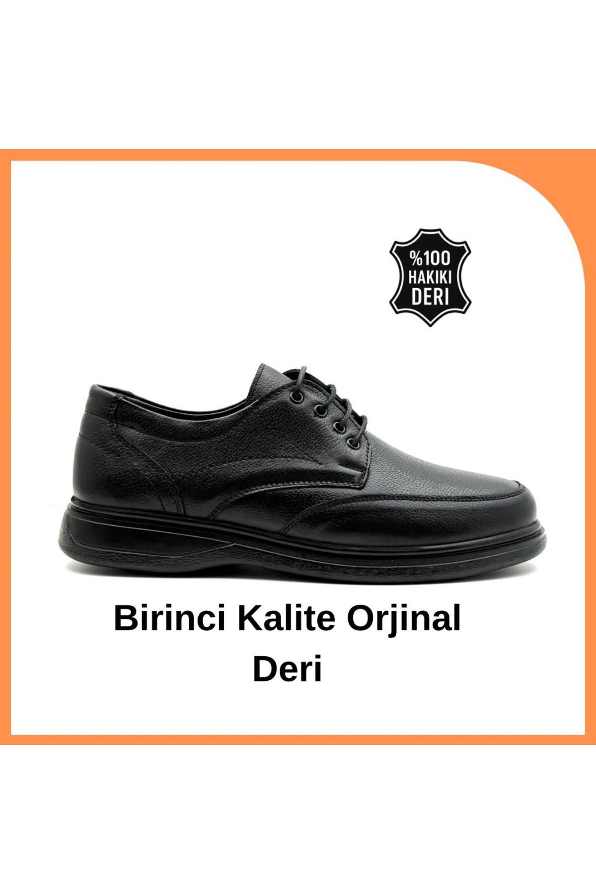İYİSİNDEN SHOES baba ayakkabısı-erkek hakiki deri ayakkabı-klasik erkek ortapedik ayakkabı