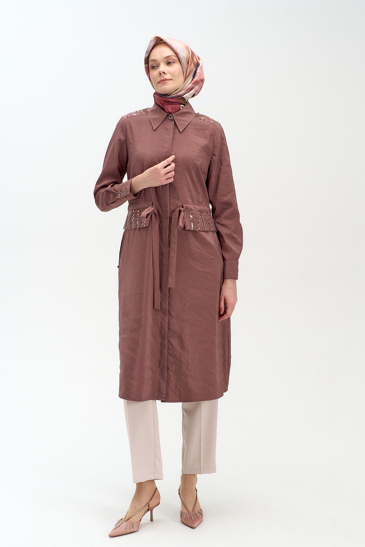 Setrms Beli Ayarlanabilir Uzun Tunik