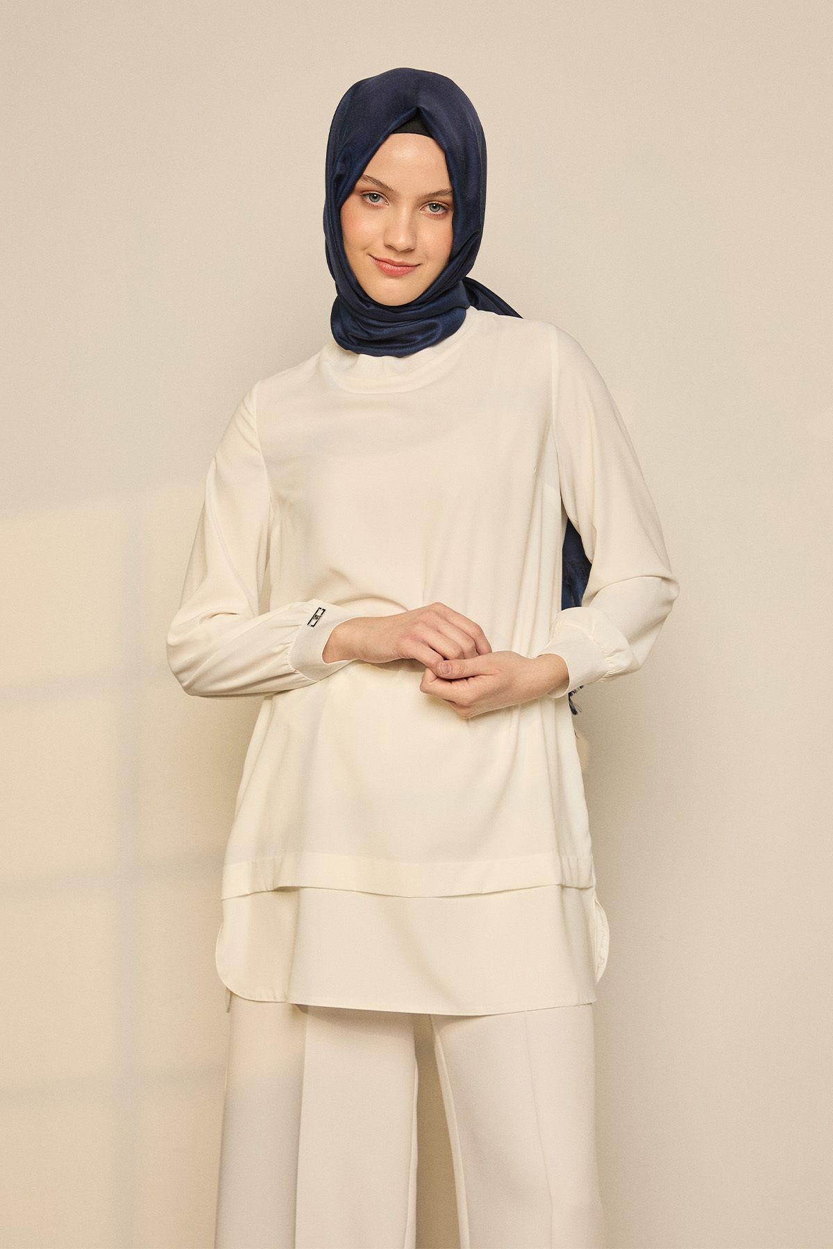 Setrms Uzun Kollu Basic Tunik