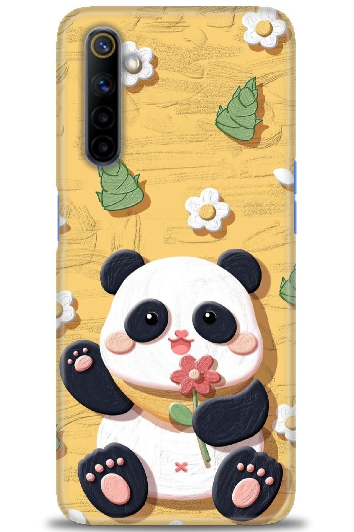 realme 6 İle Uyumlu HD Baskılı Desenli Silikon Kılıf - 85