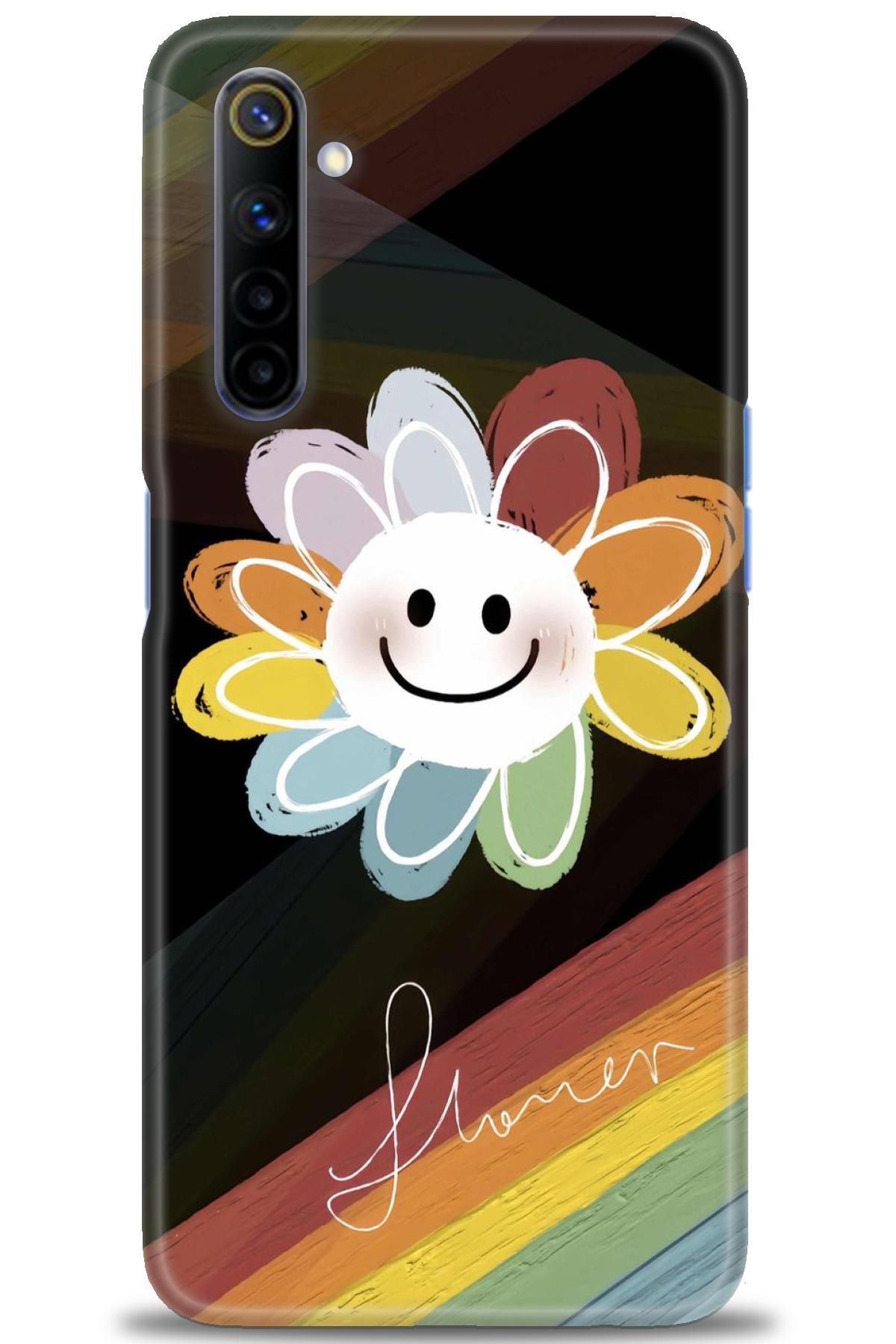 realme 6 İle Uyumlu HD Baskılı Desenli Silikon Kılıf - 28