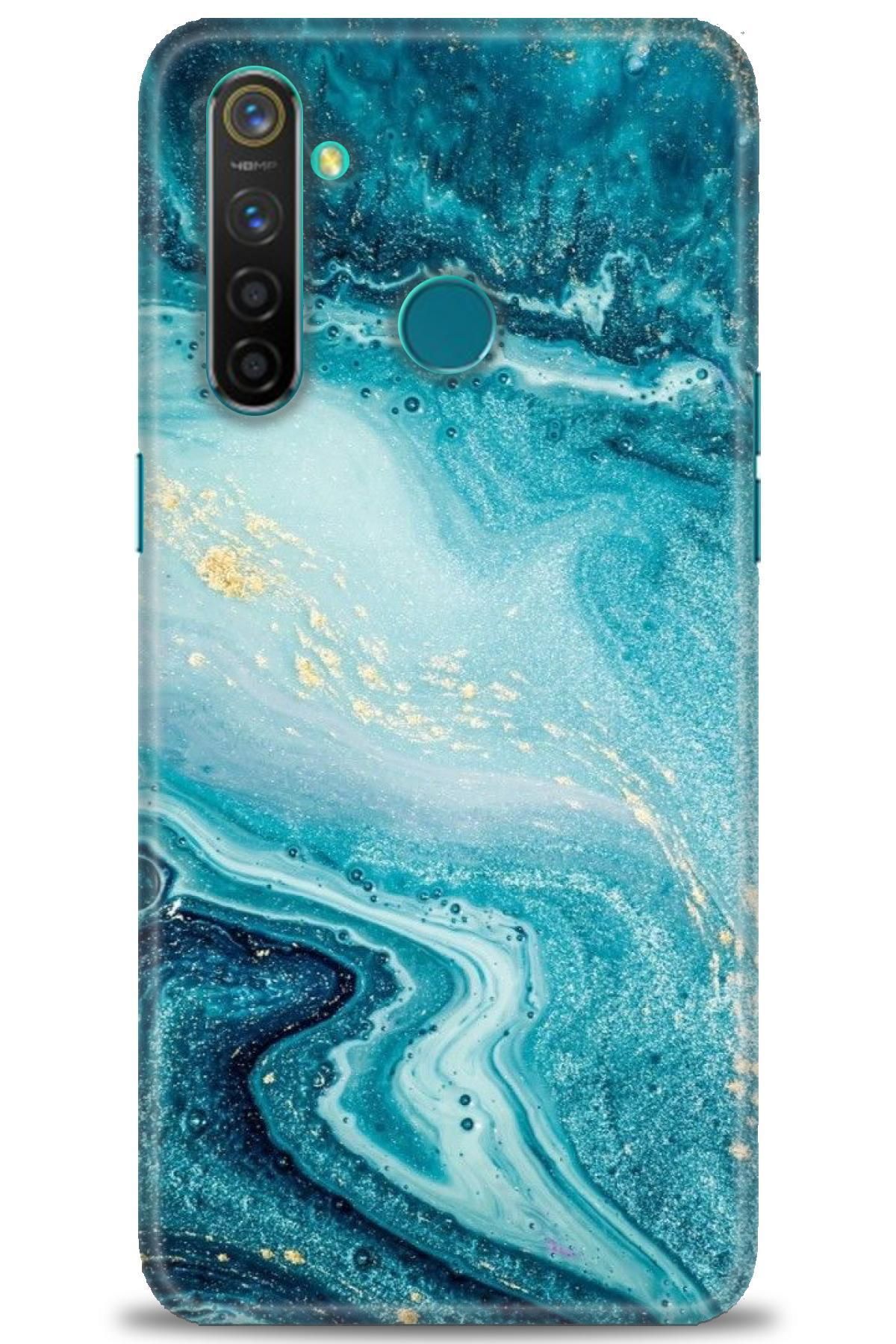 realme 5 Pro İle Uyumlu HD Baskılı Desenli Silikon Kılıf - 408