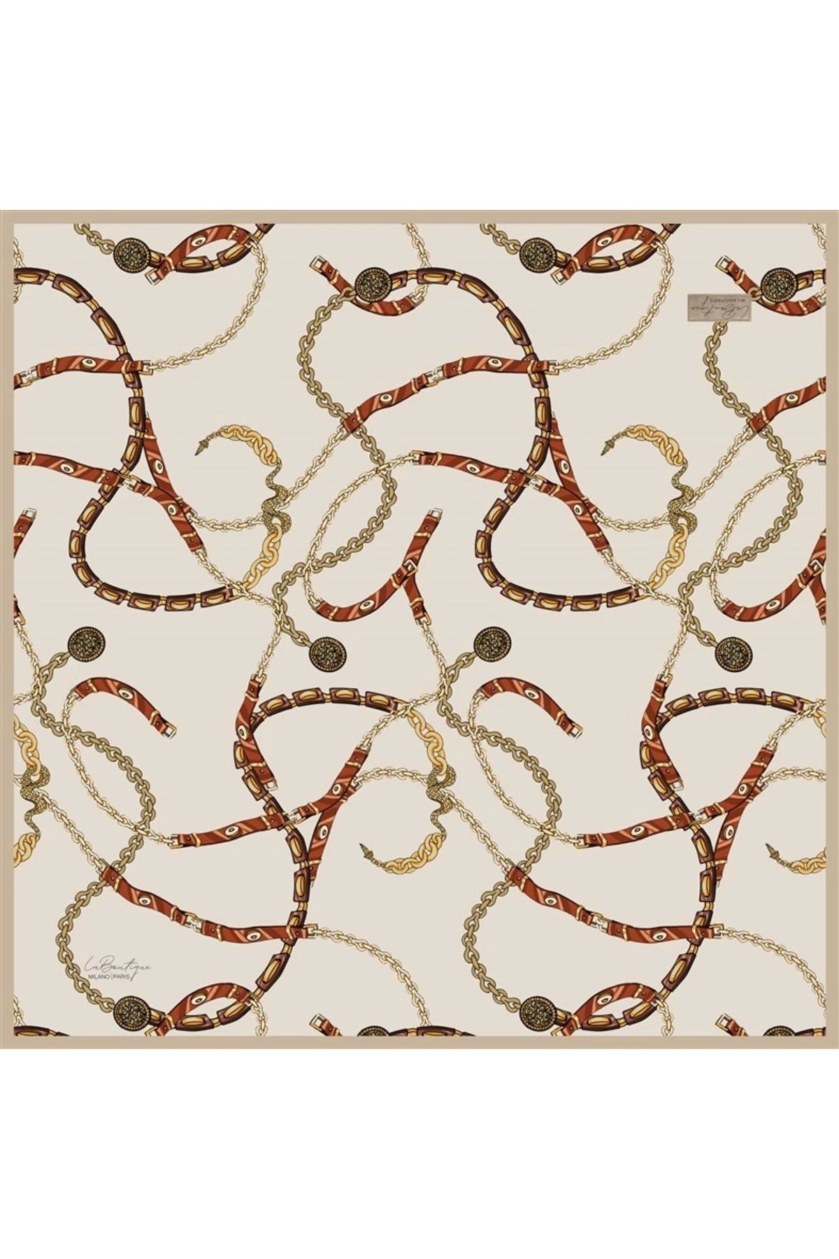 LA BOUTIQUE 2344-04 SURA İPEK 90X90