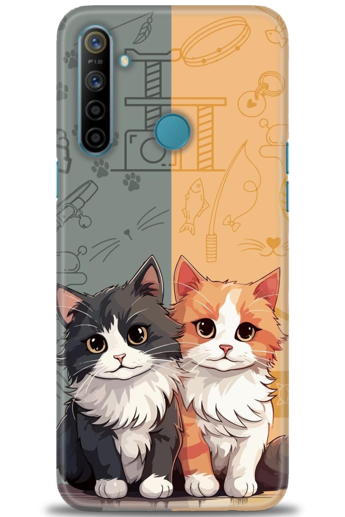 realme 5i İle Uyumlu HD Baskılı Desenli Silikon Kılıf - 647