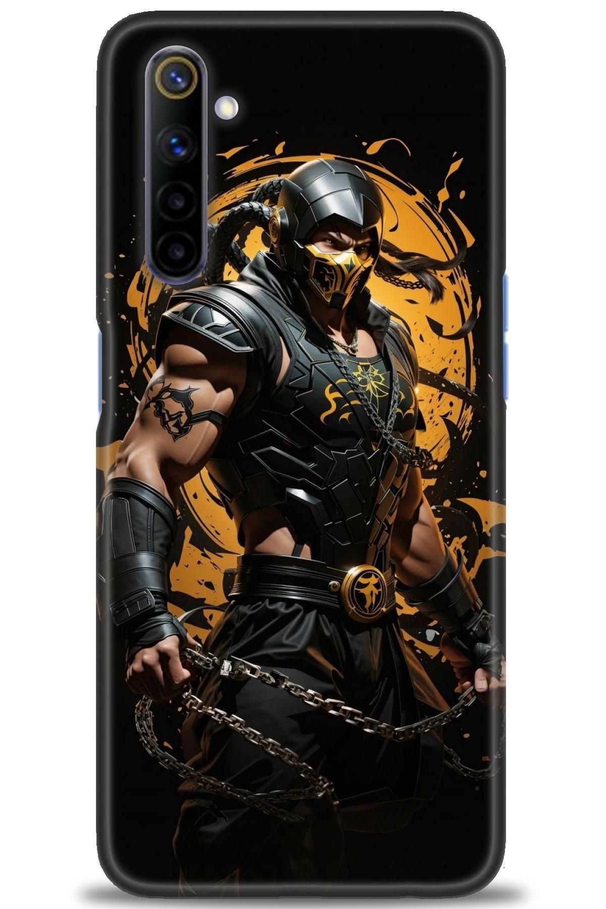 realme 6 İle Uyumlu HD Baskılı Desenli Silikon Kılıf - 893