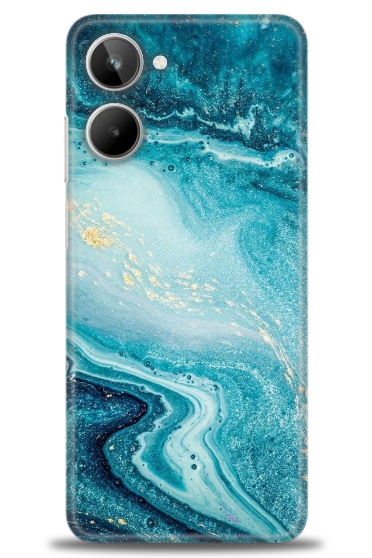 realme 10 4G İle Uyumlu HD Baskılı Desenli Silikon Kılıf - 408