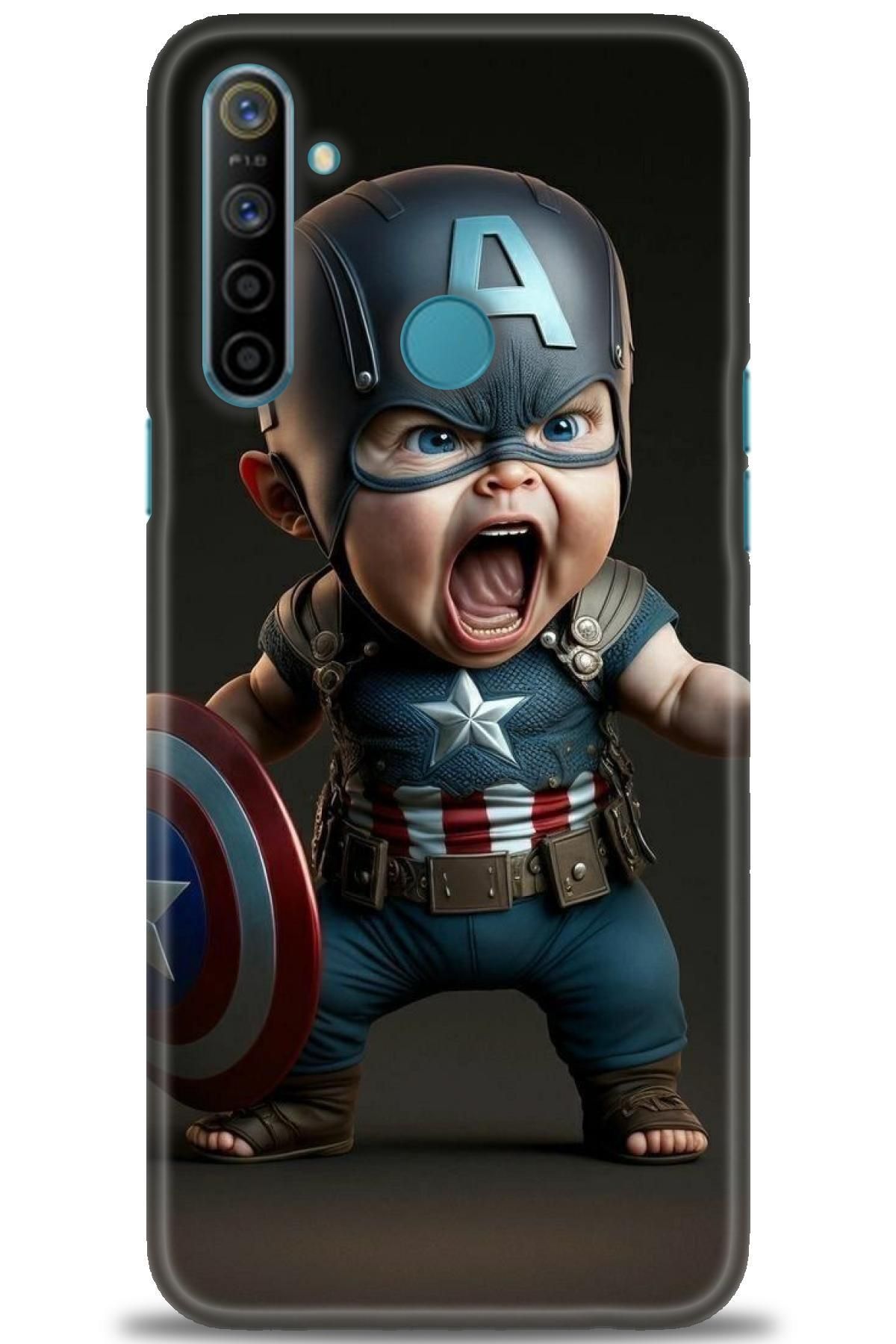 realme 5i İle Uyumlu HD Baskılı Desenli Silikon Kılıf - 997