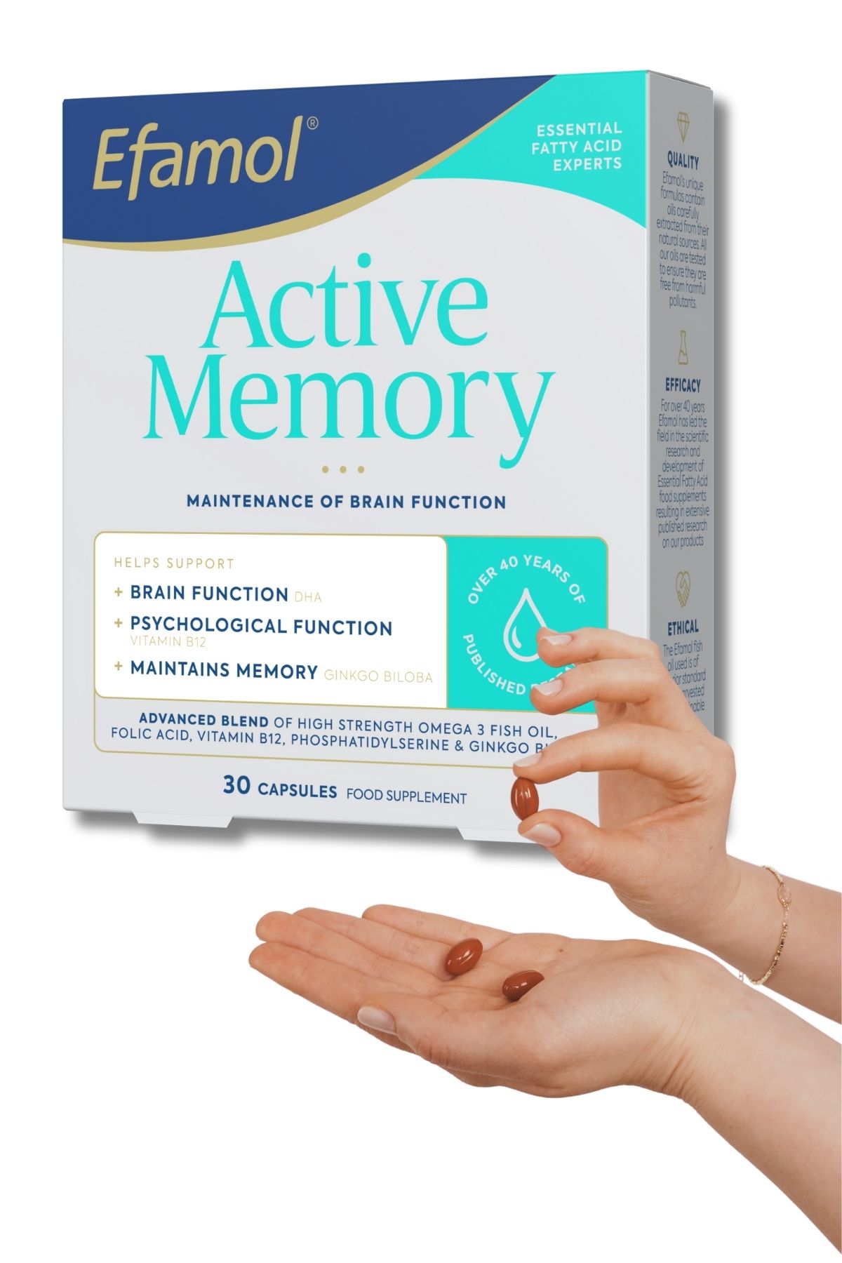Efamol-Active Memory 30 Herbal Capsules 2