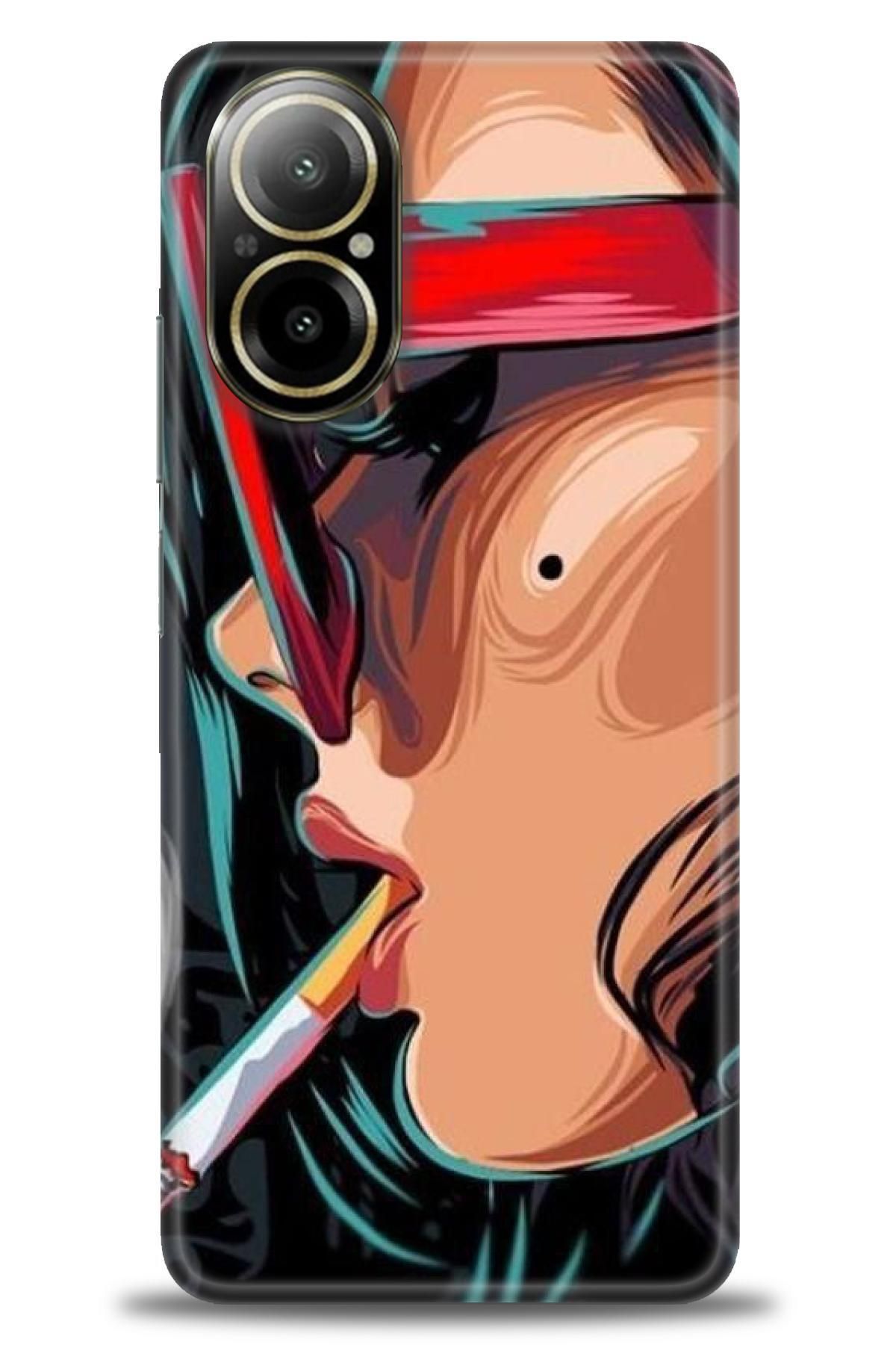 realme 12 Lite İle Uyumlu HD Baskılı Desenli Silikon Kılıf - 240