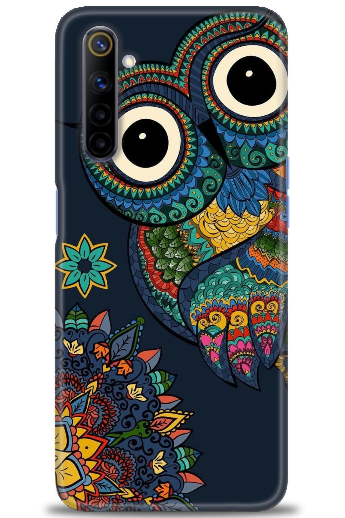 realme 6 İle Uyumlu HD Baskılı Desenli Silikon Kılıf - 941