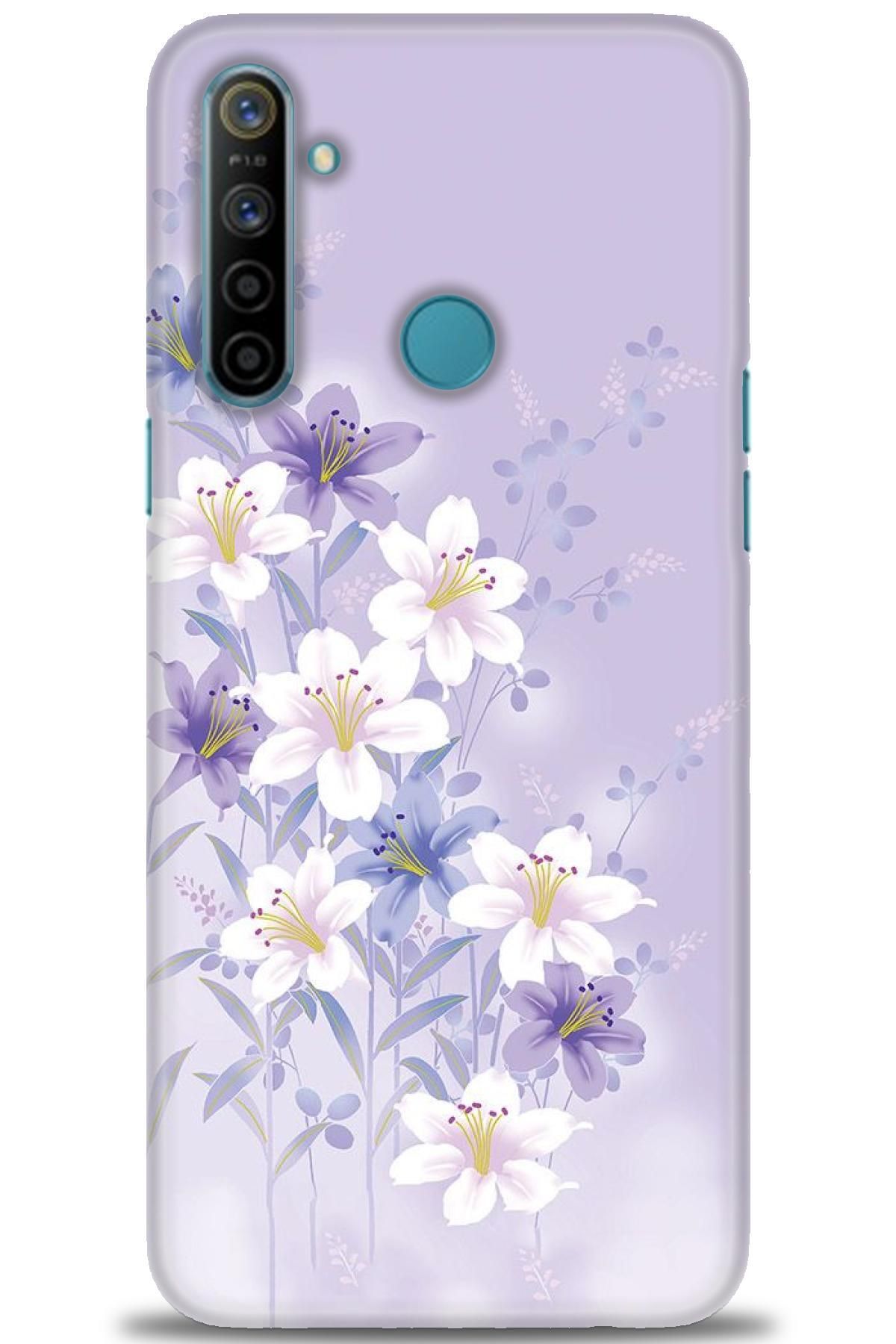 realme 5i İle Uyumlu HD Baskılı Desenli Silikon Kılıf - 980