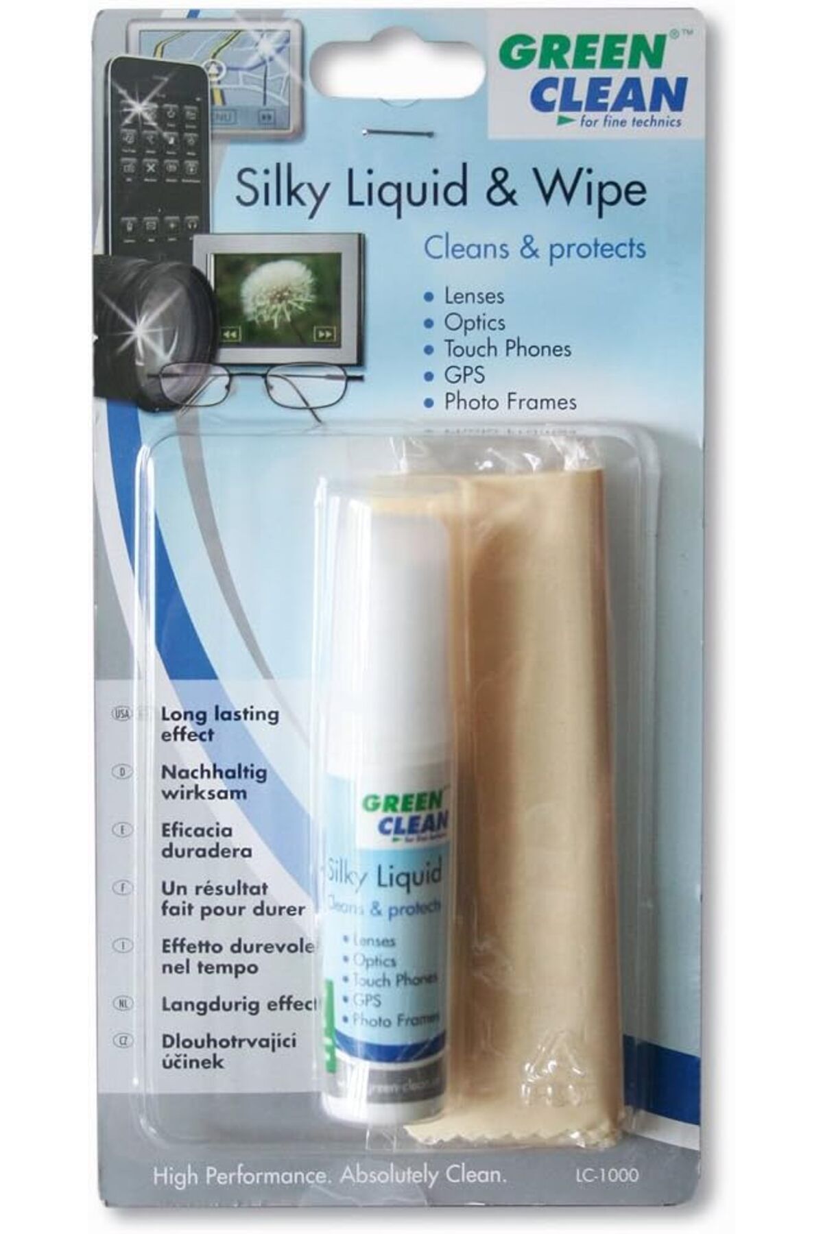 DERİK KADROĞLU CLEAN Silky Liquid ve Wipe Optik Temizleme Seti, Beyaz Yeni 1107872