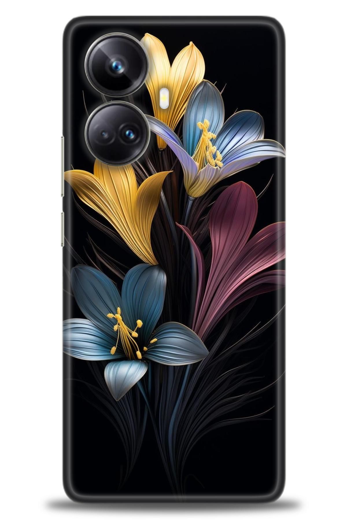 realme 10 Pro Plus İle Uyumlu HD Baskılı Desenli Silikon Kılıf - 411