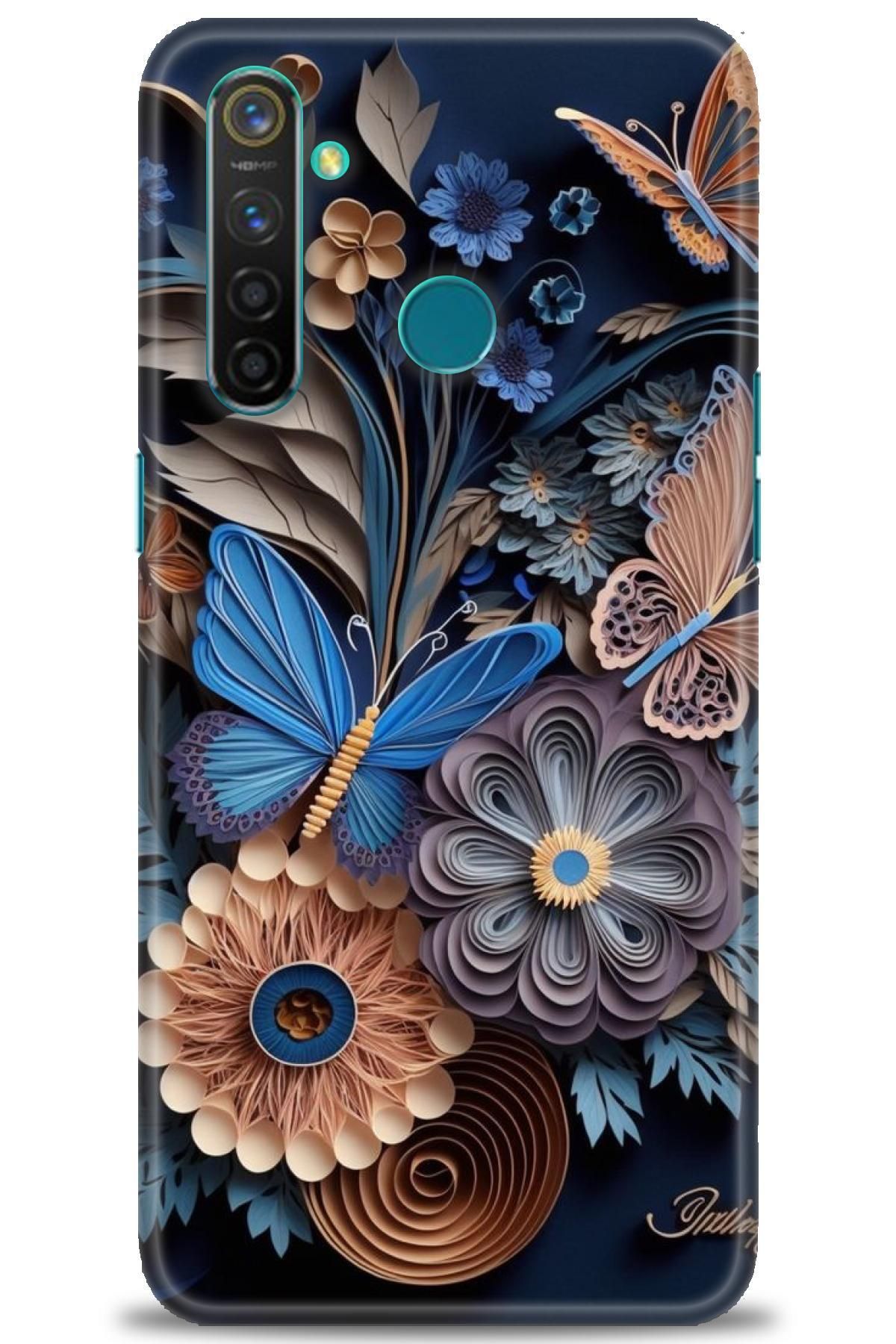 realme 5 Pro İle Uyumlu HD Baskılı Desenli Silikon Kılıf - 351