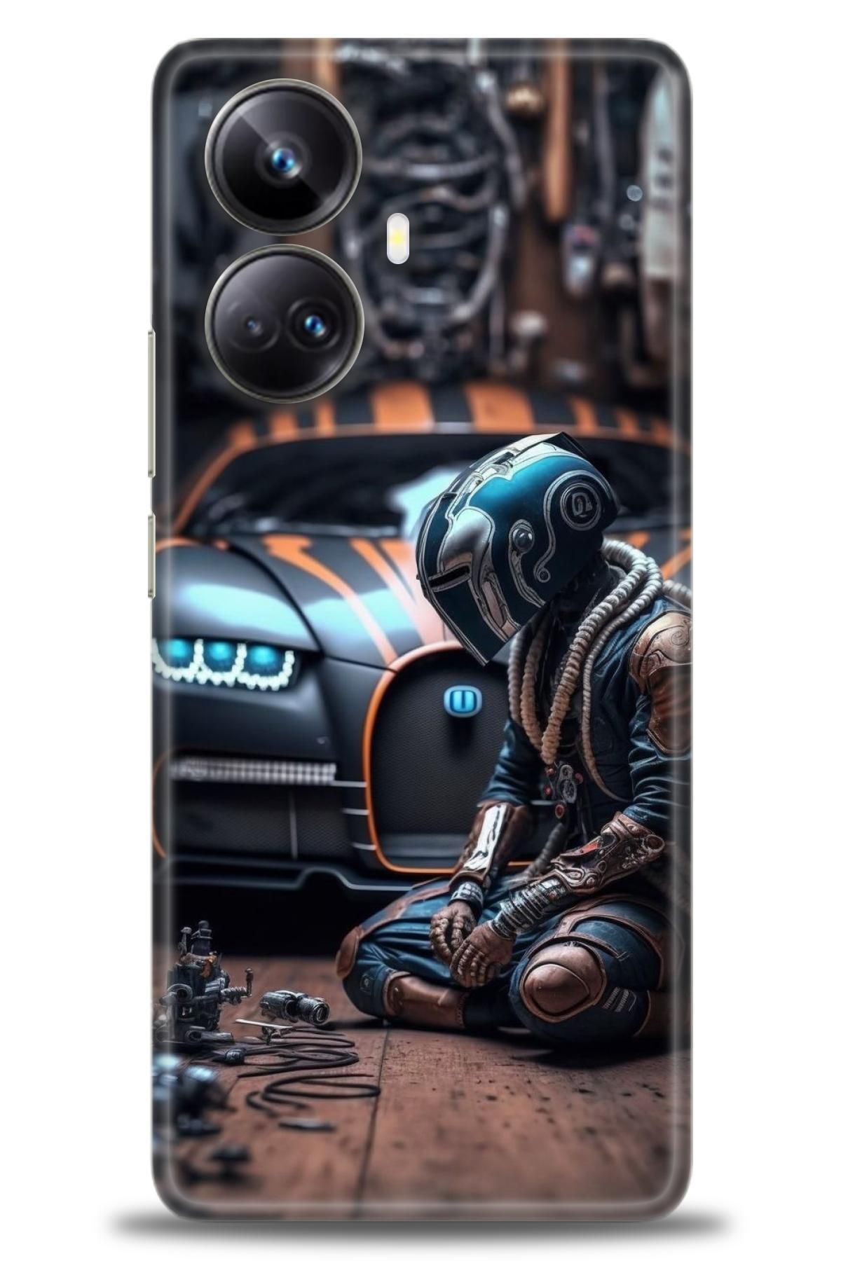 realme 10 Pro Plus İle Uyumlu HD Baskılı Desenli Silikon Kılıf - 984