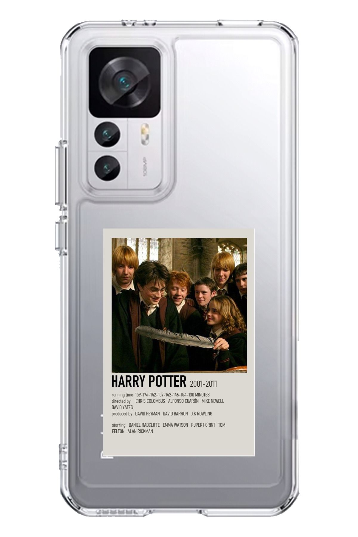 TechTree Xiaomi Mi 12T - 12T PRO Uyumlu Haryy Potter Tasarımlı Şeffaf Silikon Kılıf