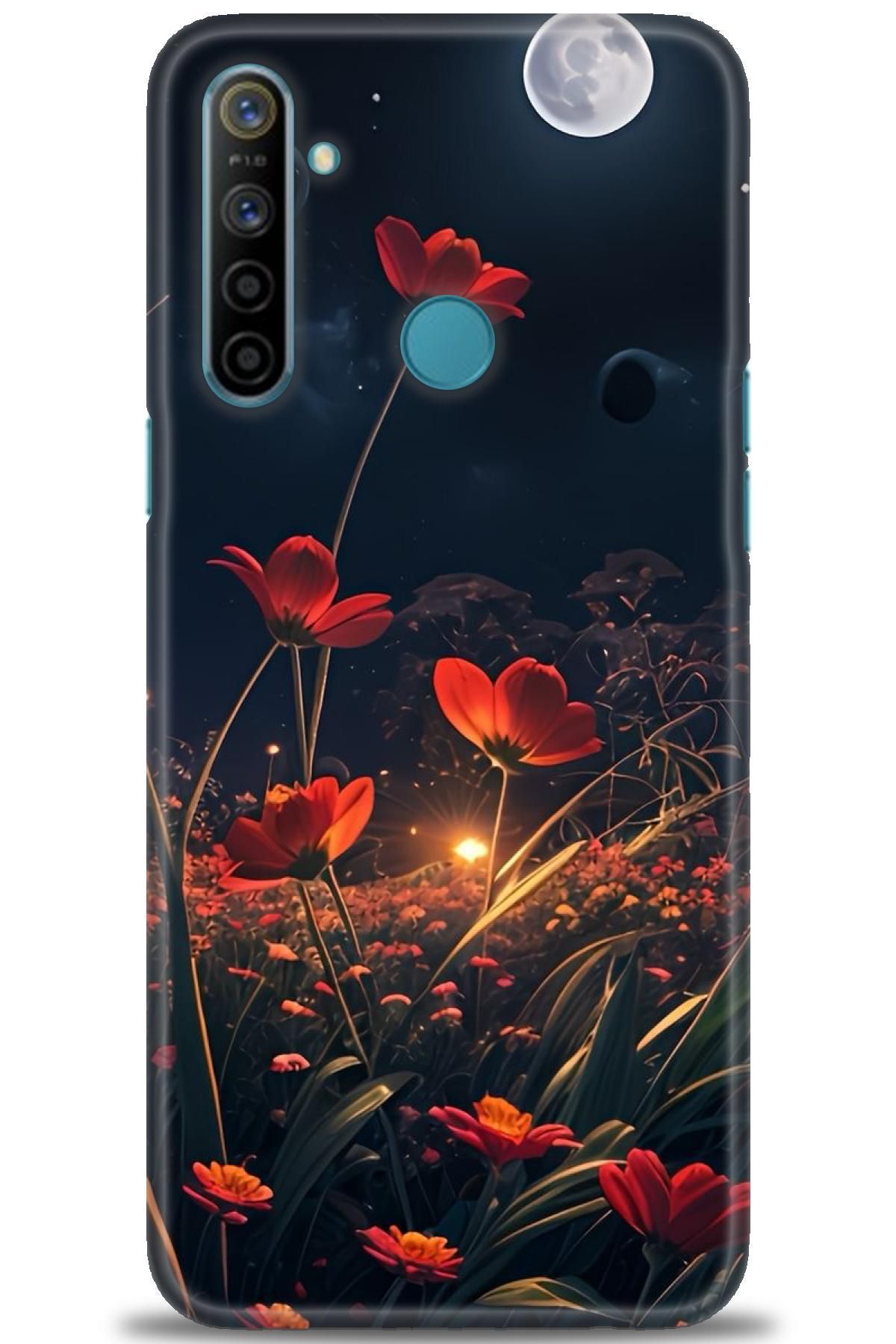 realme 6i İle Uyumlu HD Baskılı Desenli Silikon Kılıf - 179