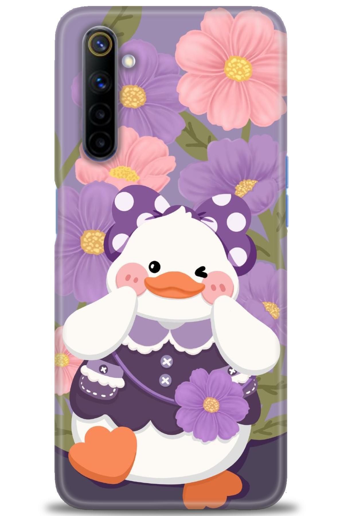 realme 6 İle Uyumlu HD Baskılı Desenli Silikon Kılıf - 823