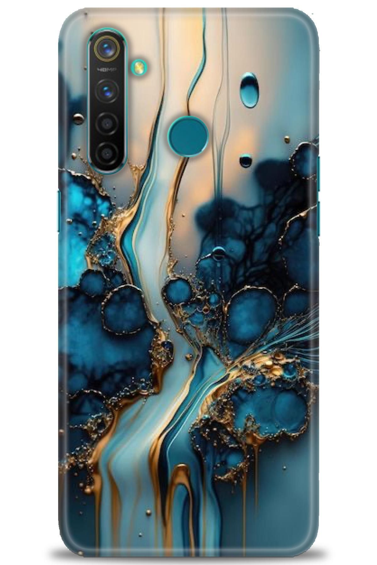 realme 5 Pro İle Uyumlu HD Baskılı Desenli Silikon Kılıf - 224