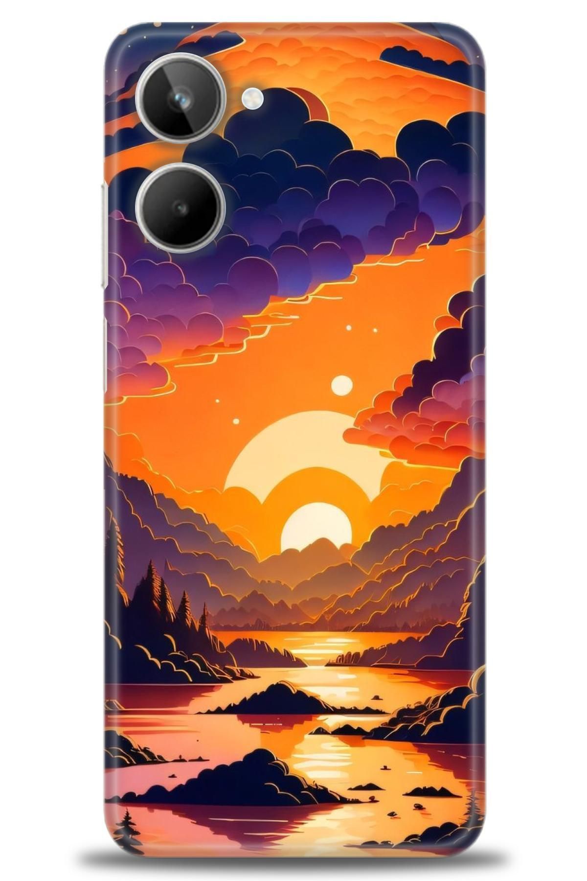 realme 10 İle Uyumlu HD Baskılı Kılıf - Karışık Seri - 323