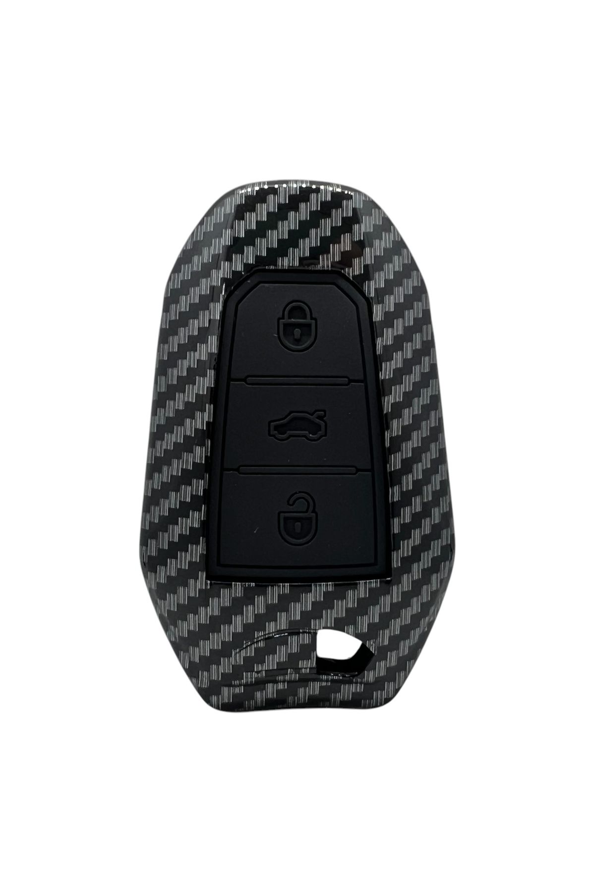 Luxe Aksesuarr Peugeot(208-508-3008-5008) - UyumluCitroen(berllingo- c elysee) - Opel Smart 3 Buton Fiber Kılıfı