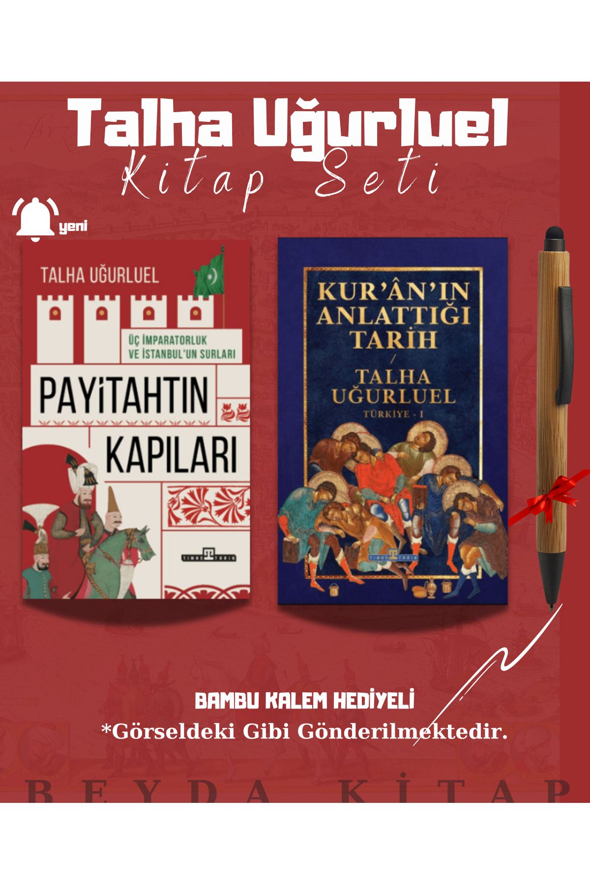 Timaş Yayınları Payitahtın Kapıları - Kuranın Anlattığı Tarih - Talha Uğurluel - Kalem Hediyeli - Kitap Seti
