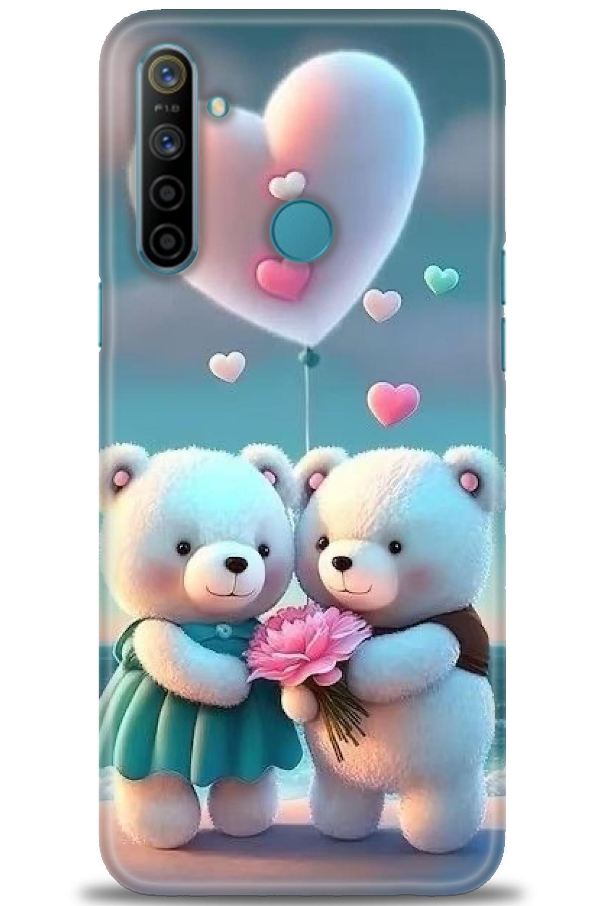 realme 5i İle Uyumlu HD Baskılı Desenli Silikon Kılıf - 609