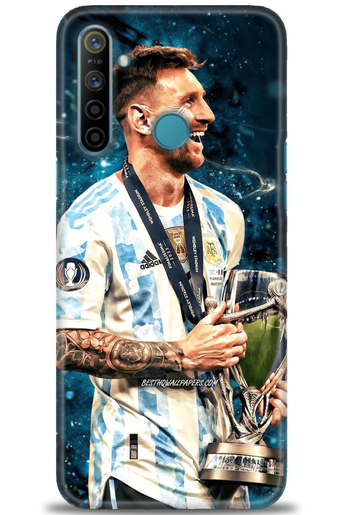 realme 5i İle Uyumlu HD Baskılı Desenli Silikon Kılıf - 862