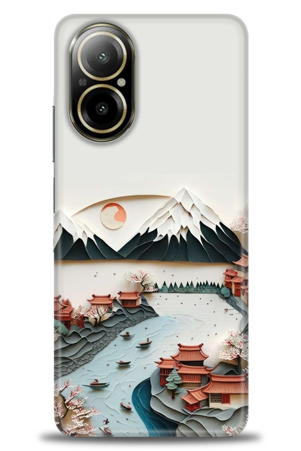 realme 12 Lite İle Uyumlu HD Baskılı Desenli Silikon Kılıf - 322