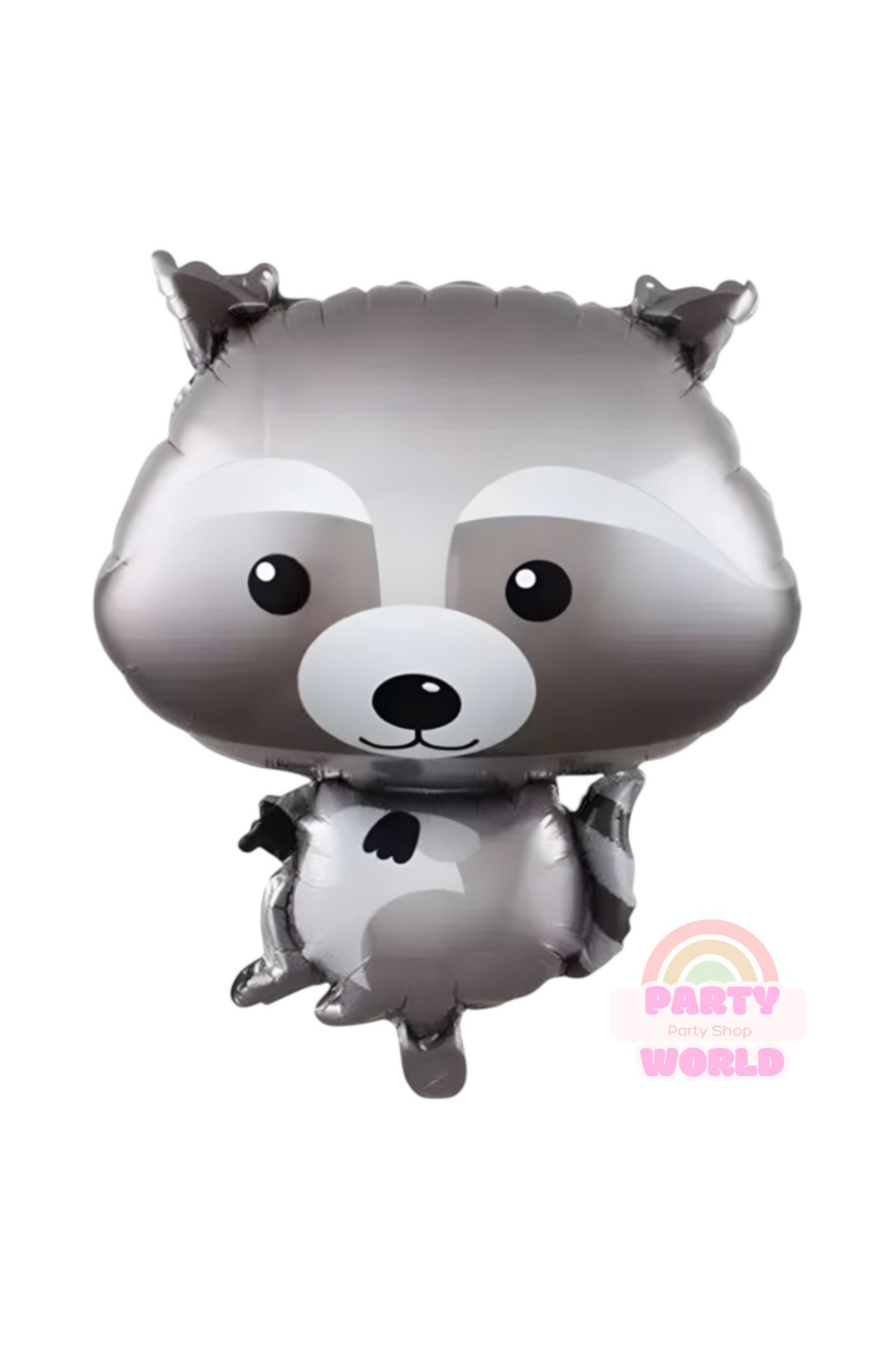 party world Rakun Folyo Balon – 48x65 cm – 1 Adet