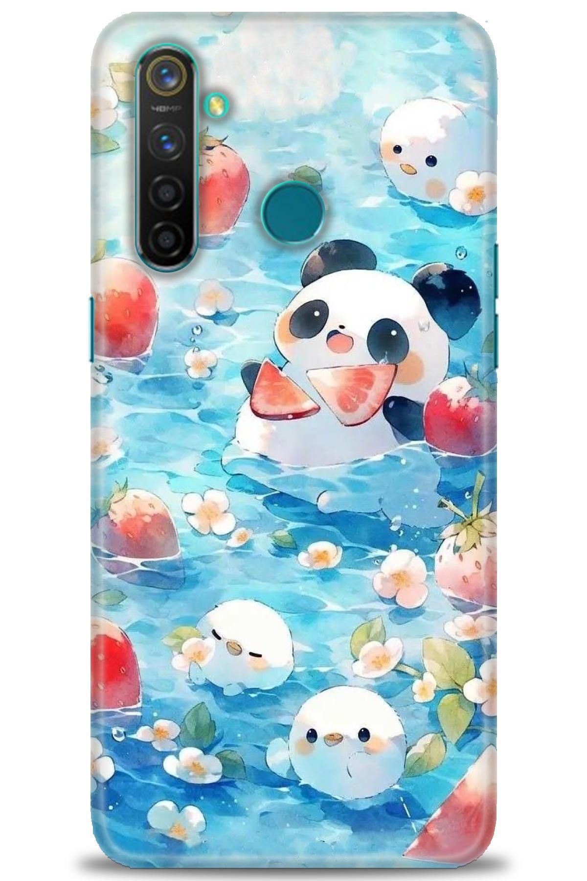 realme 5 Pro İle Uyumlu HD Baskılı Desenli Silikon Kılıf - 510
