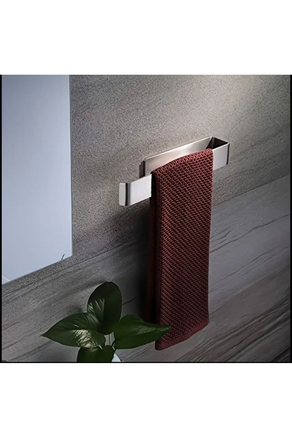 volo dekor / Paslanmaz Çelik Havluluk / Yapışkanlı Sistem / Banyo Askısı / Havlu Askısı