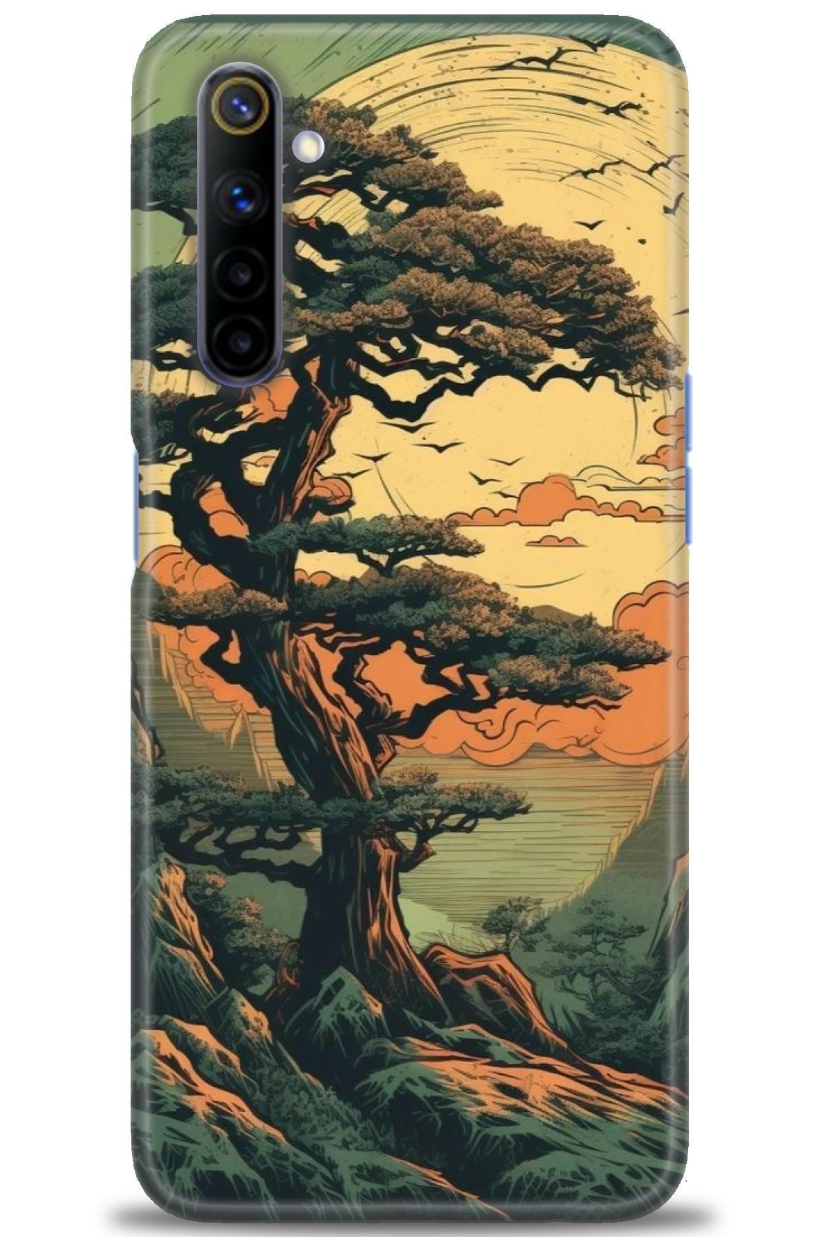 realme 6 İle Uyumlu HD Baskılı Desenli Silikon Kılıf - 625