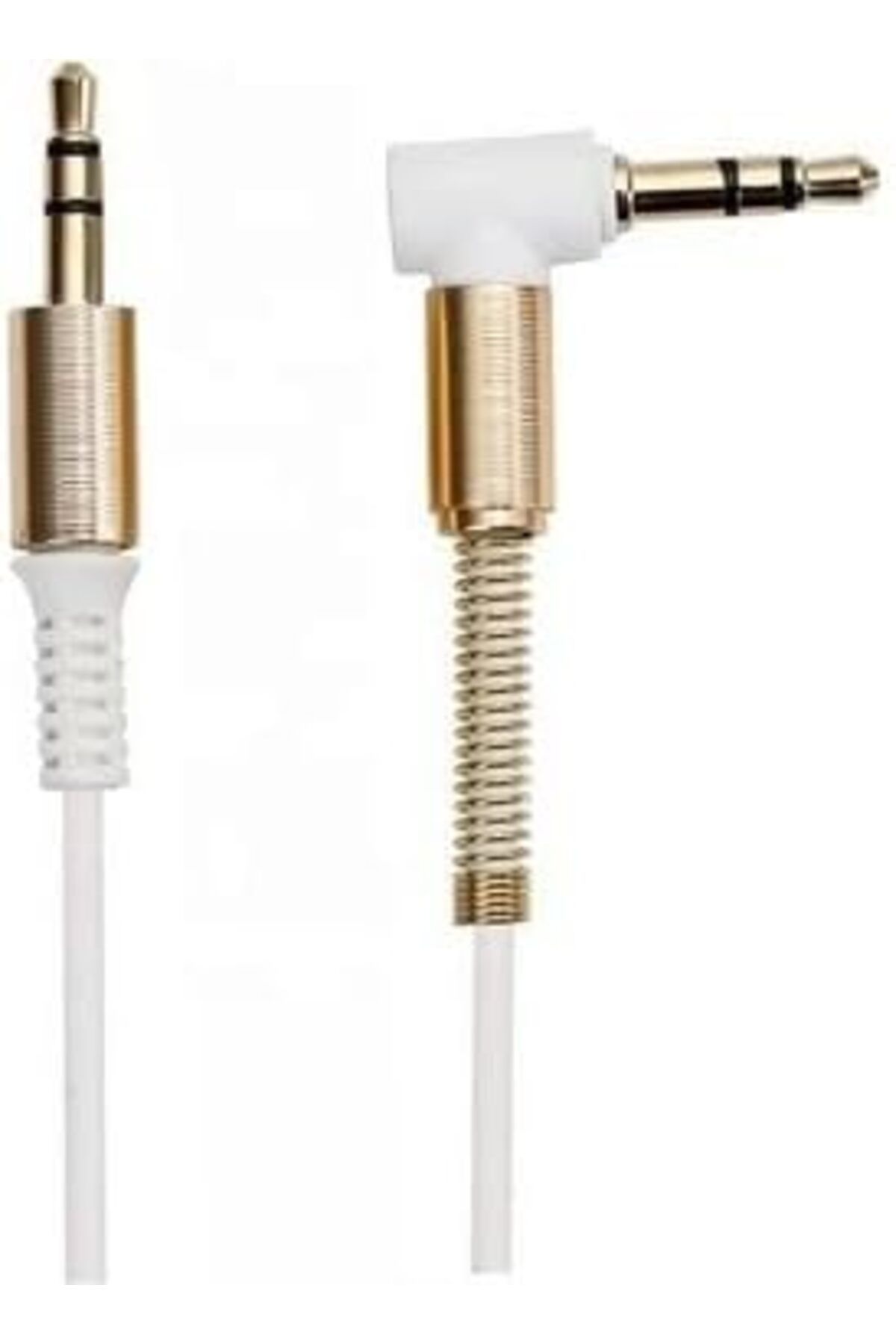 MEGOBİNE WHERE 90 Derece L Tipi 3.5 mm Aux Ses Kablosu 3.5-3.5 mm Aux Kablosu Konektörü 90 Derece Erkek - E