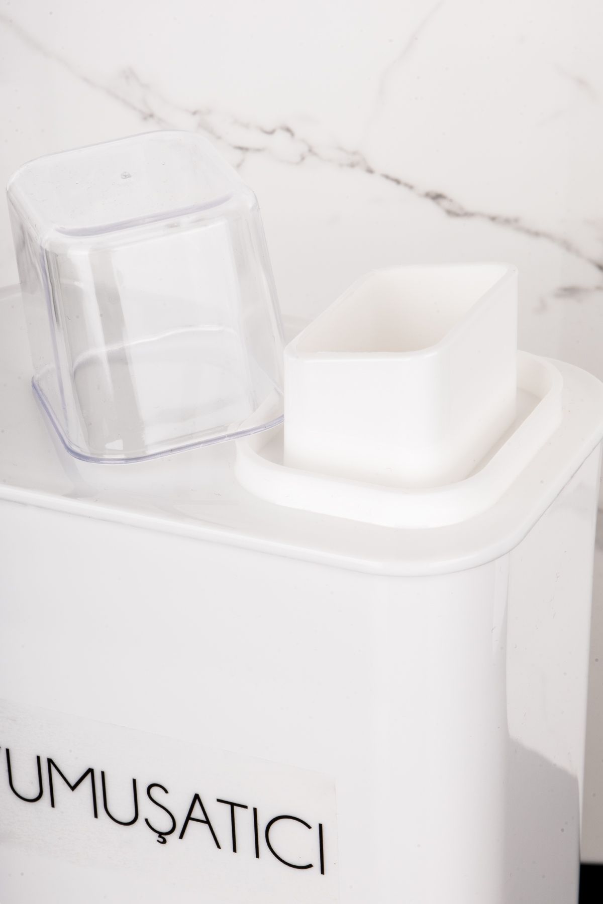 Dolkin Home-Self Scale Detergent Box Set Powder Detergent Softener 3000ml Mica Detergent Dispenser with Label 4