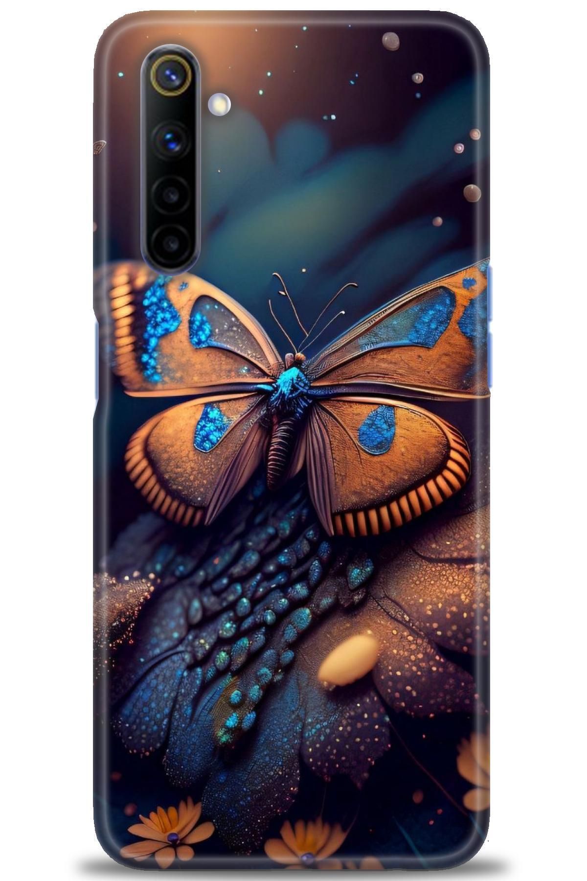 realme 6 İle Uyumlu HD Baskılı Desenli Silikon Kılıf - 932