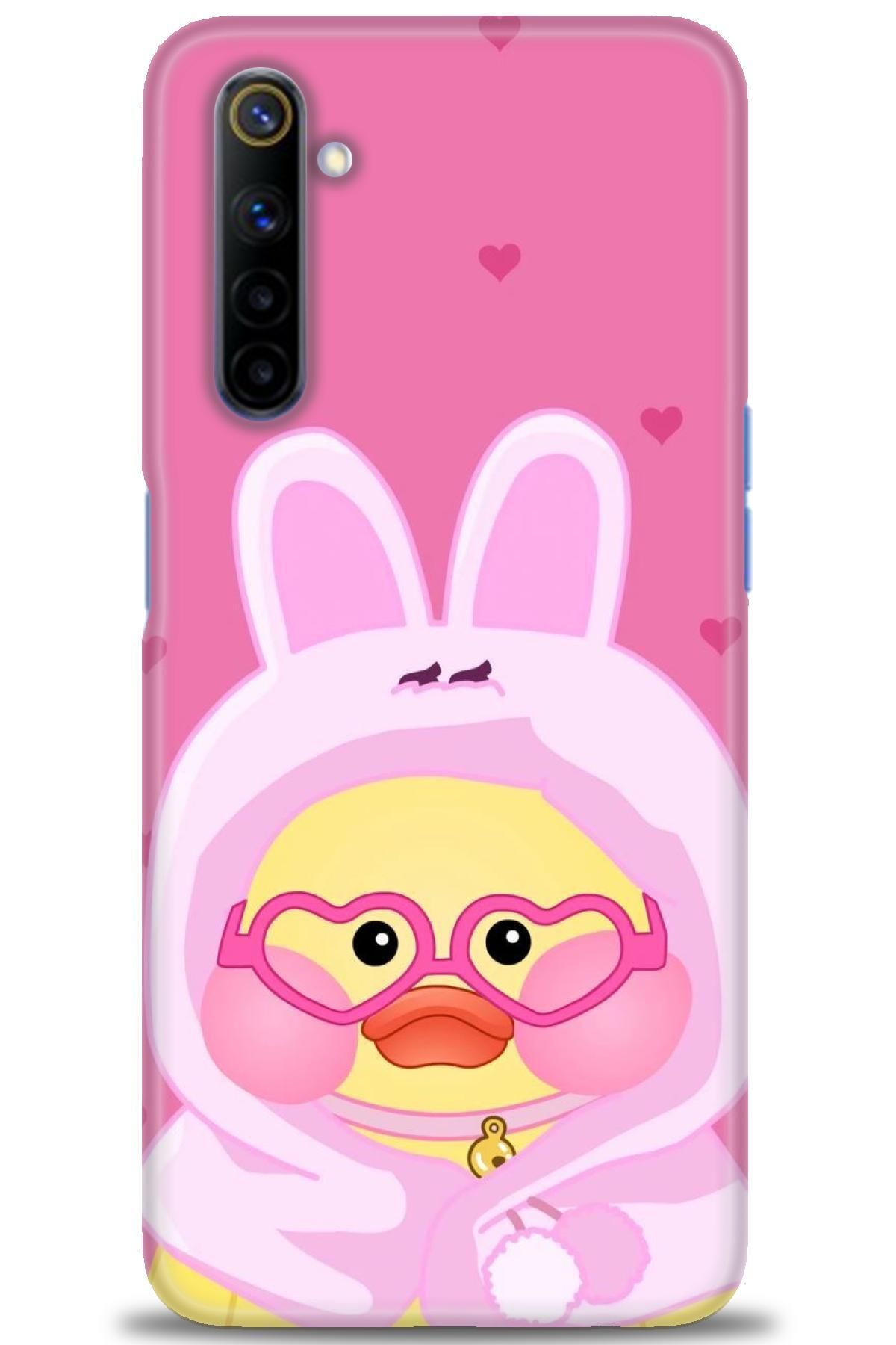 realme 6 İle Uyumlu HD Baskılı Desenli Silikon Kılıf - 197