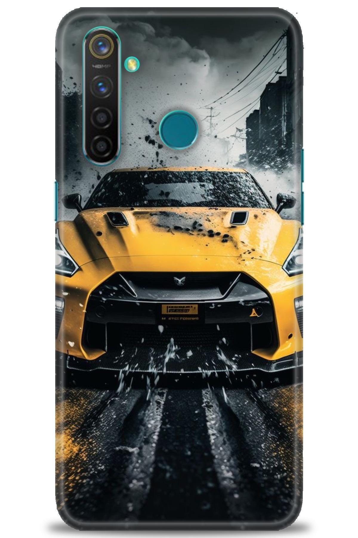 realme 5 Pro İle Uyumlu HD Baskılı Kılıf - Karışık Seri - 852