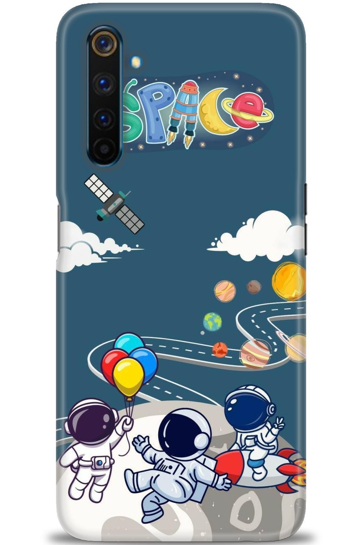 realme 6 Pro İle Uyumlu HD Baskılı Desenli Silikon Kılıf - 298