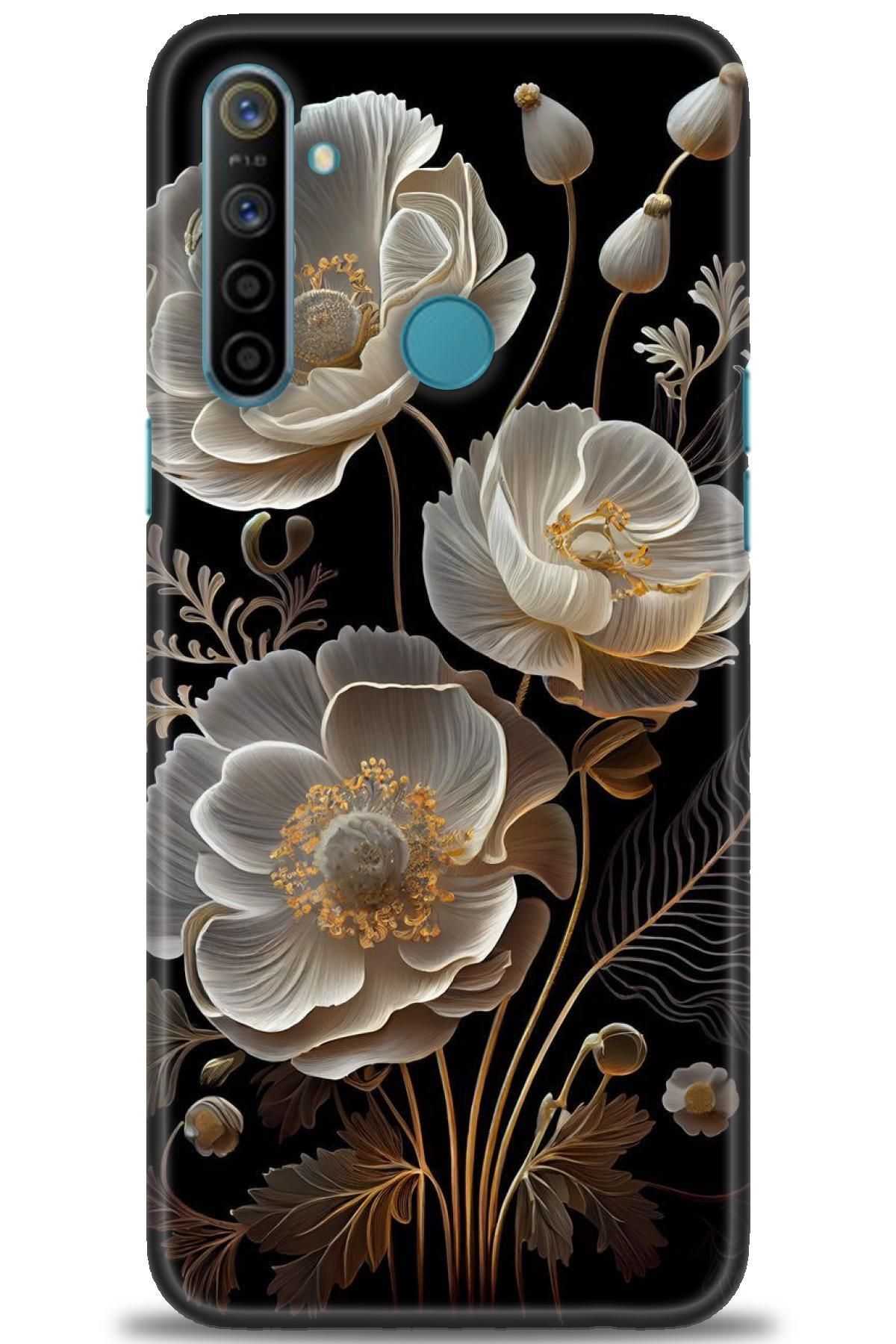 realme 5i İle Uyumlu HD Baskılı Desenli Silikon Kılıf - 543