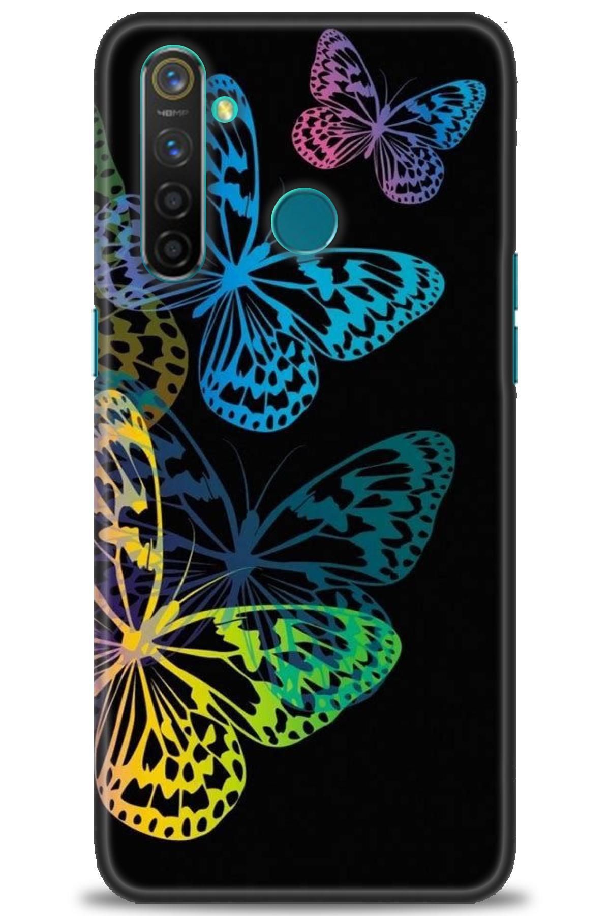 realme 5 Pro İle Uyumlu HD Baskılı Kılıf - Karışık Seri - 22