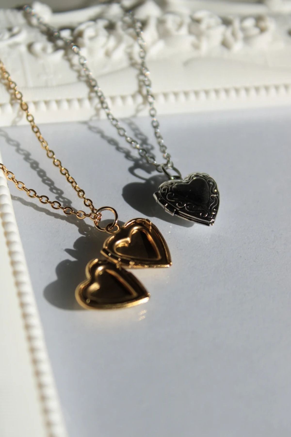 Harlofia Jewelry Kişiye Özel Harfli Minimal Kalp Kolye